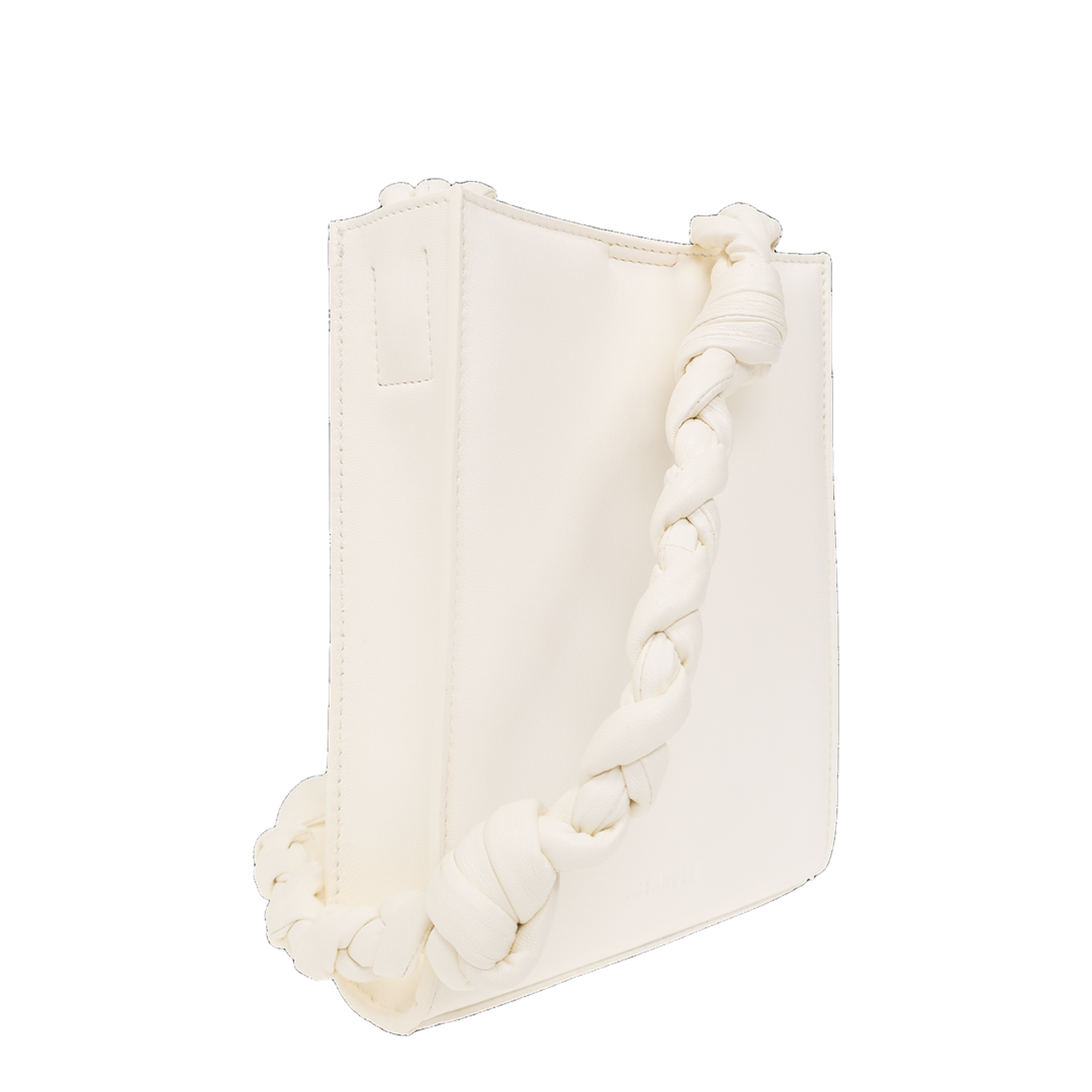 Tangle Leather Shoulder Bag Ivory