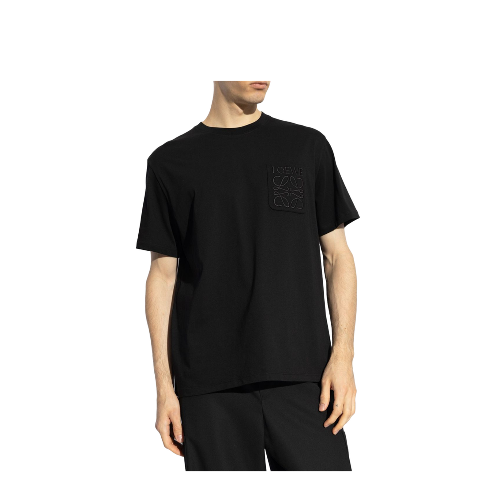 Relaxed Fit T-Shirt in Cotton Black