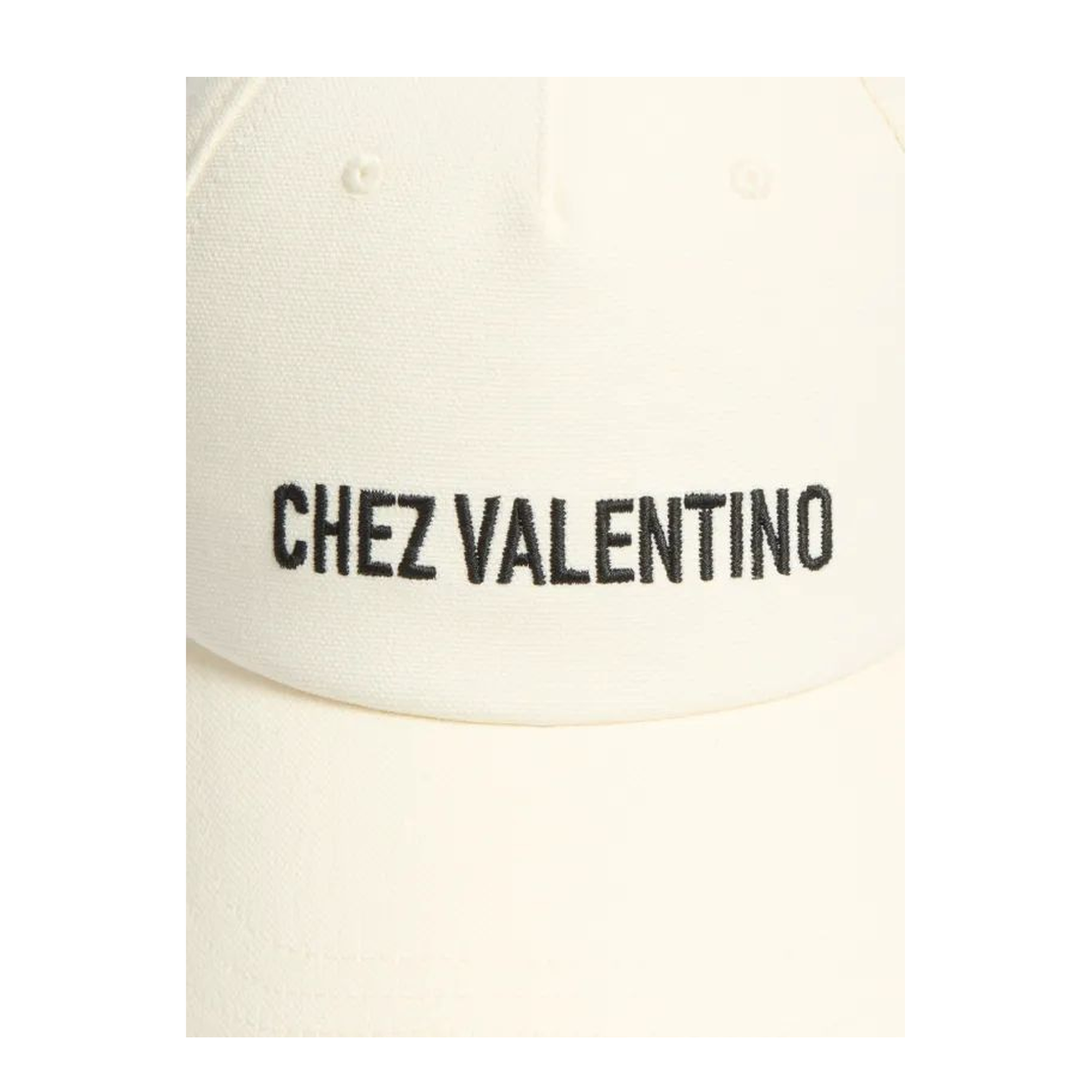 Cotton Baseball Cap Ivory