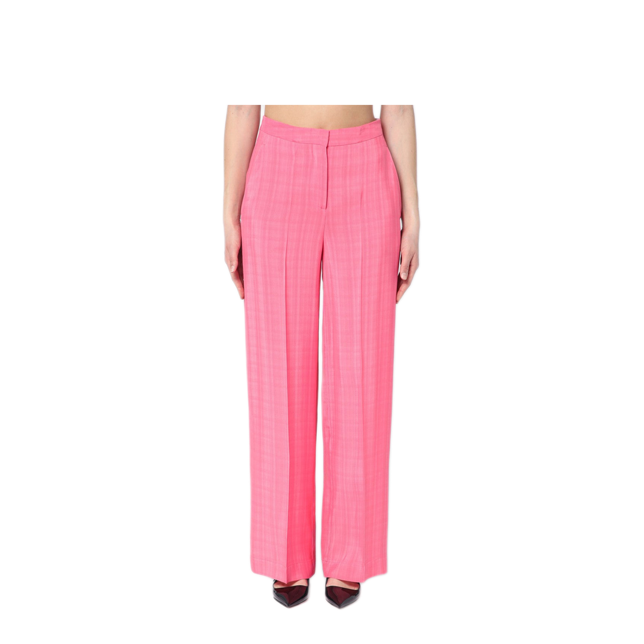 MAYFEYR - Semicouture - Pink Viscose Marlee Trousers - Y5SQ49VIG21-0