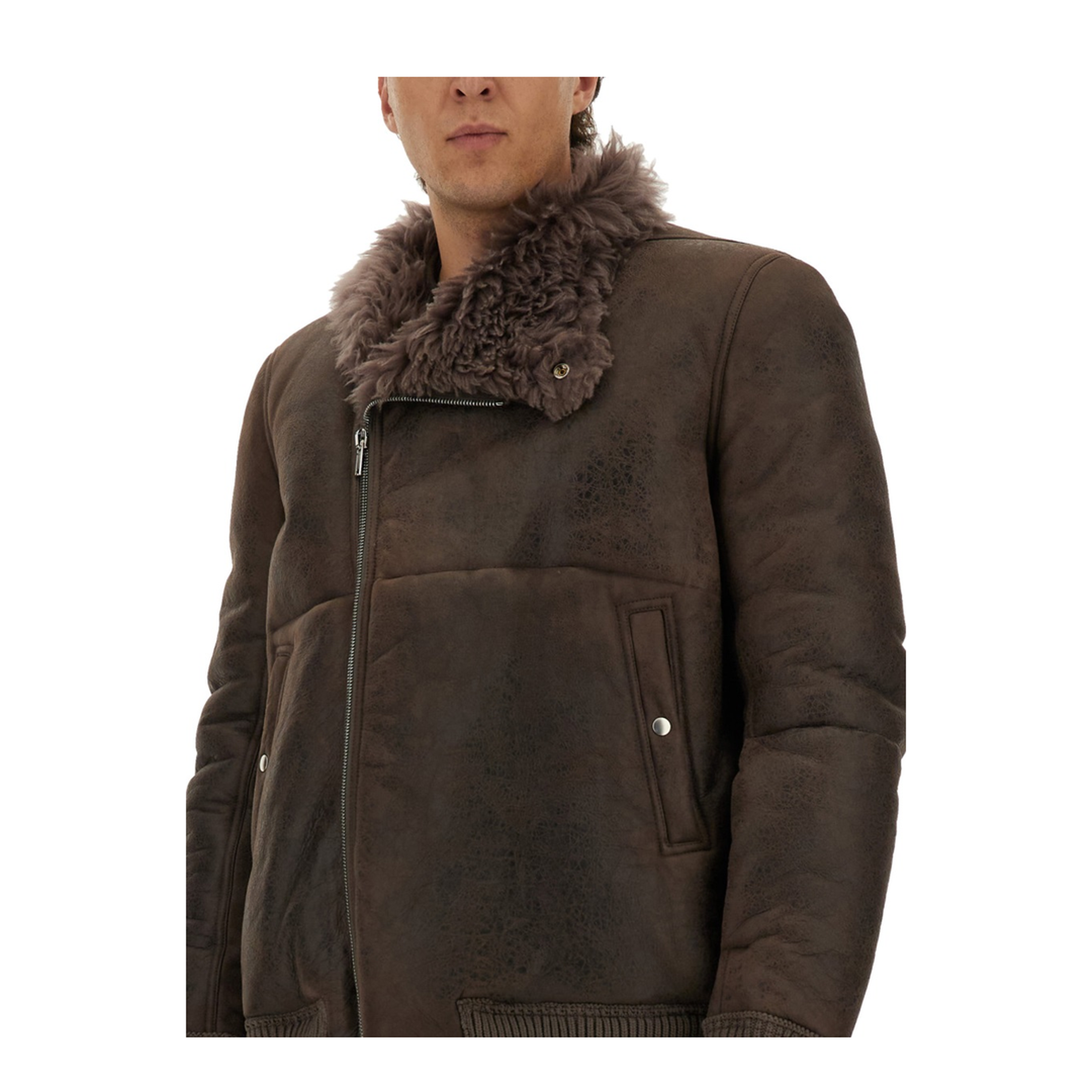 Leather Bomber Jacket