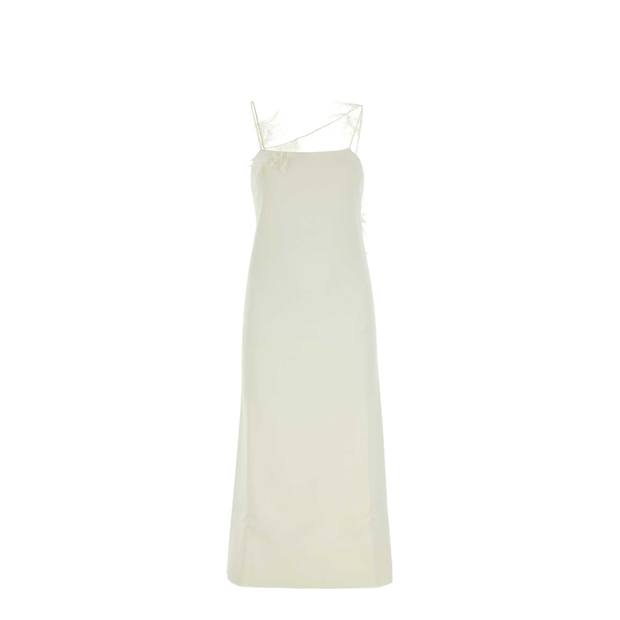 Ivory Viscose Blend Dress
