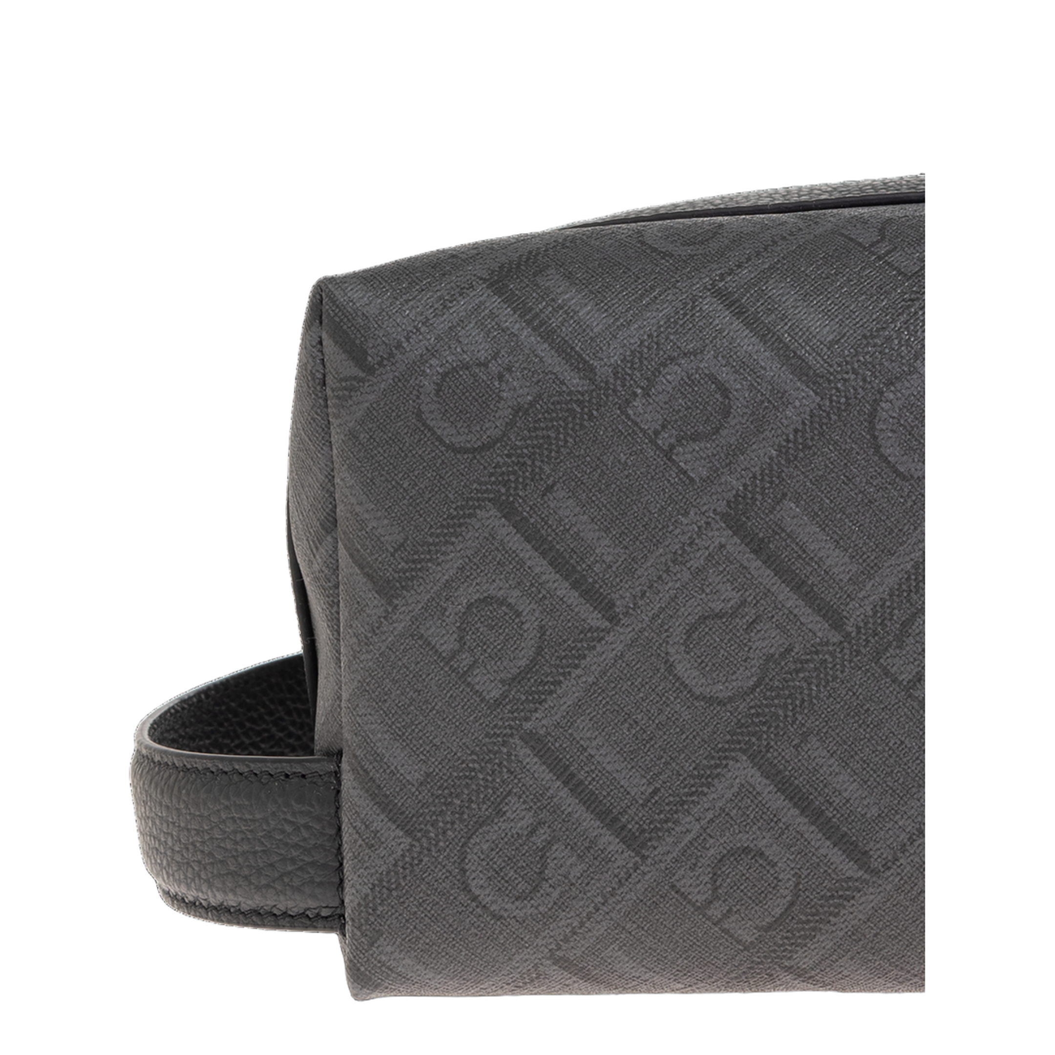 MAYFEYR - Ferragamo - Monogrammed Cosmetic Bag - 241872ALLOVER789944NEROGRIGIO