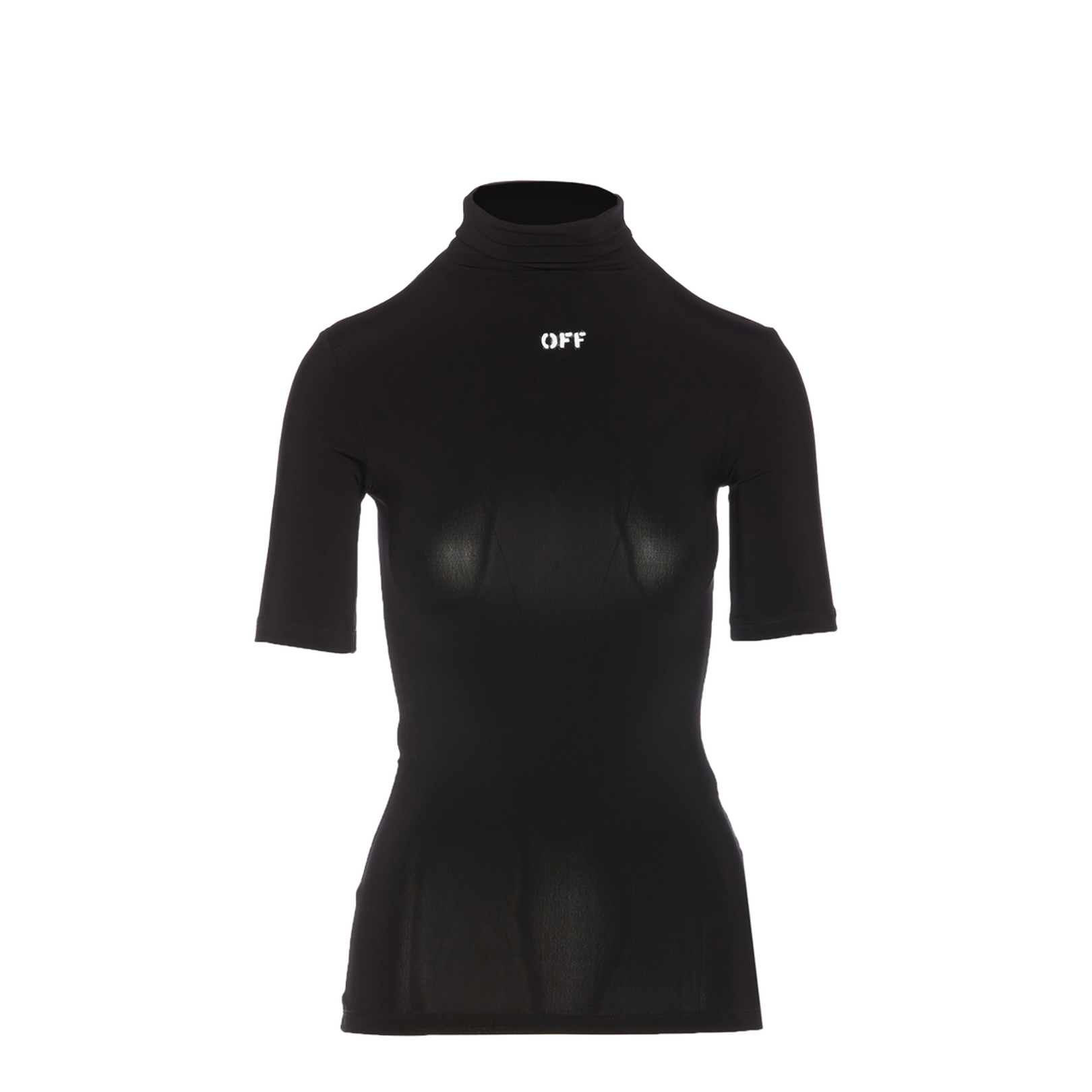 Logo-print high-neck t-shirt