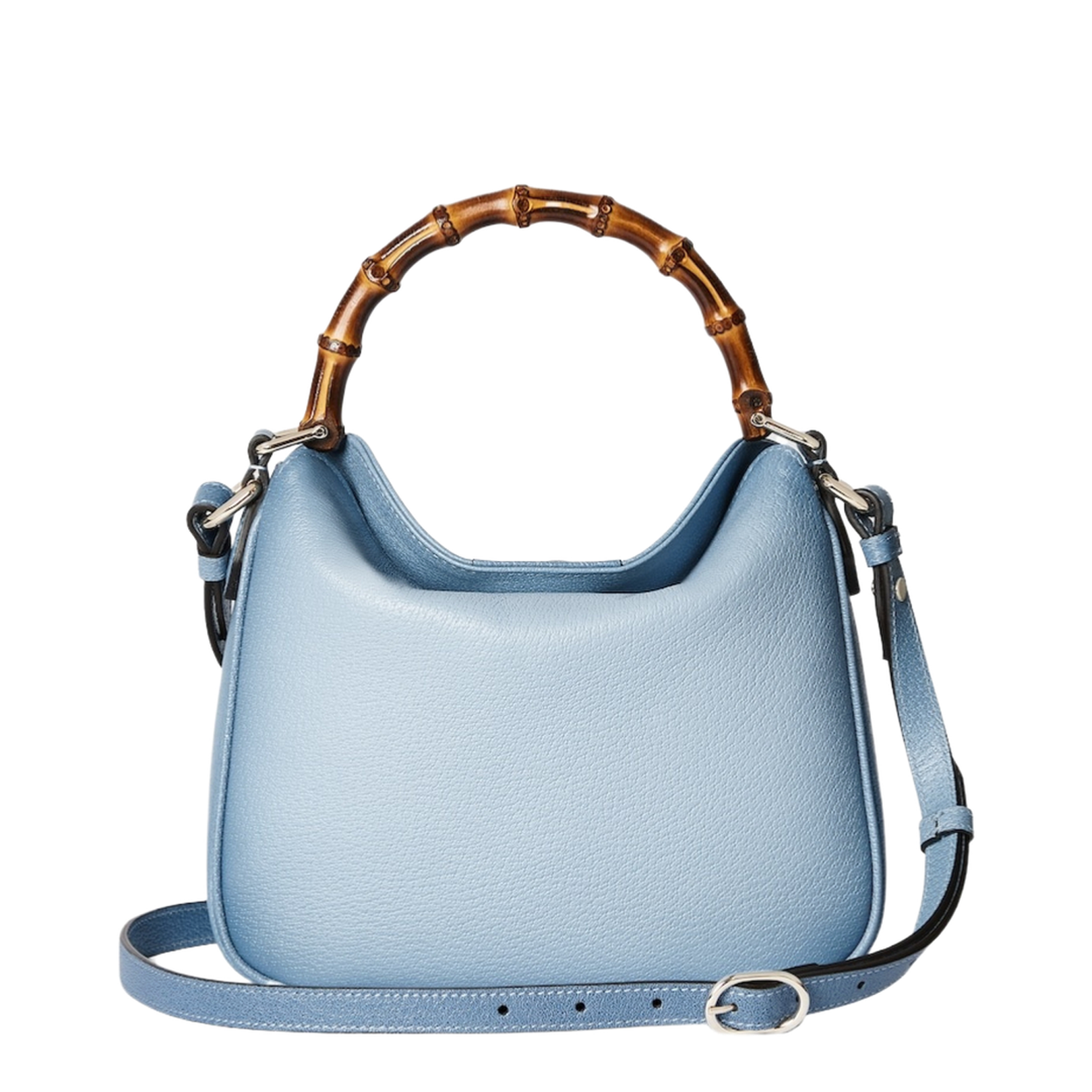 Diana Small Shoulder Bag in Gradient Blue Leather