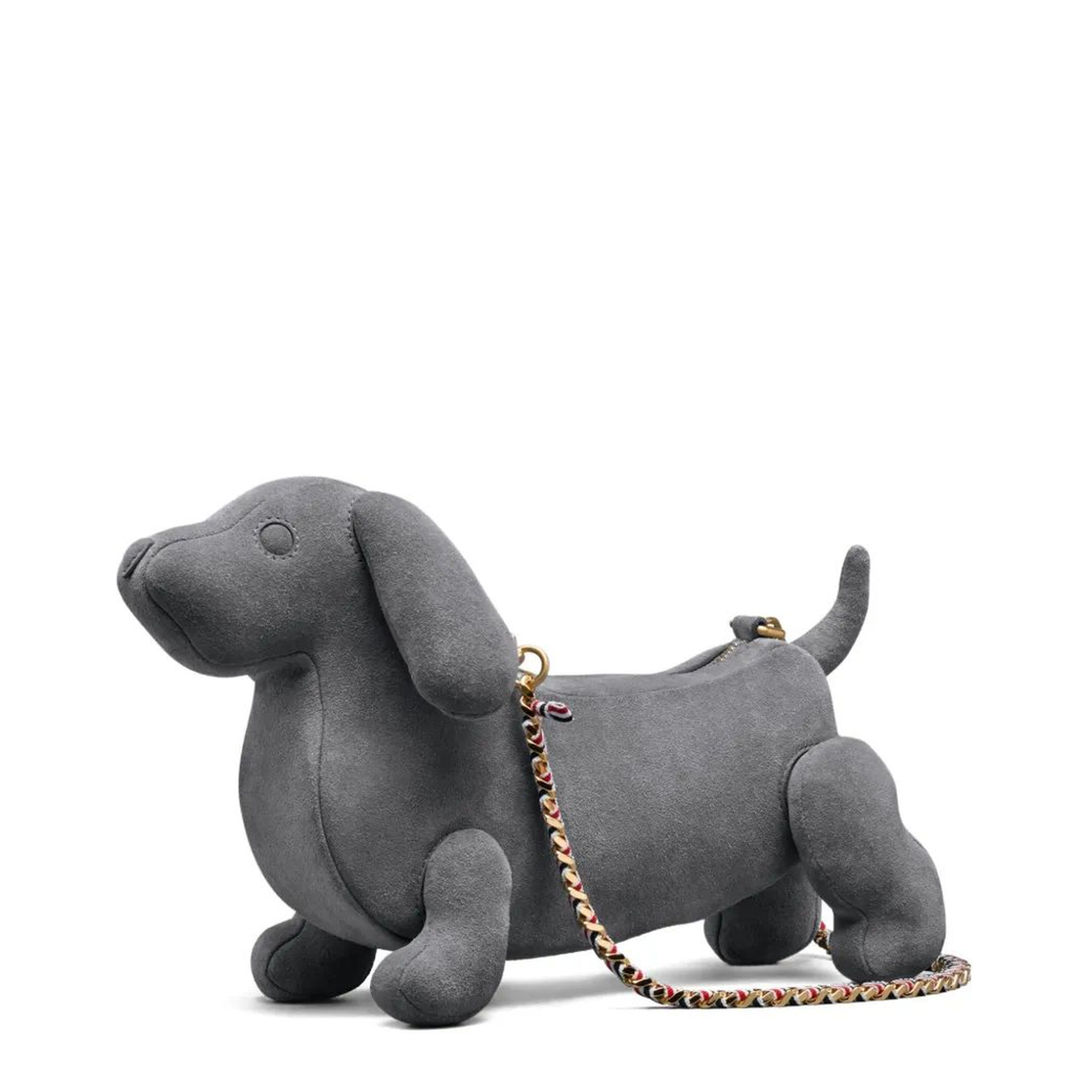 Hector Suede Shoulder Bag Grey