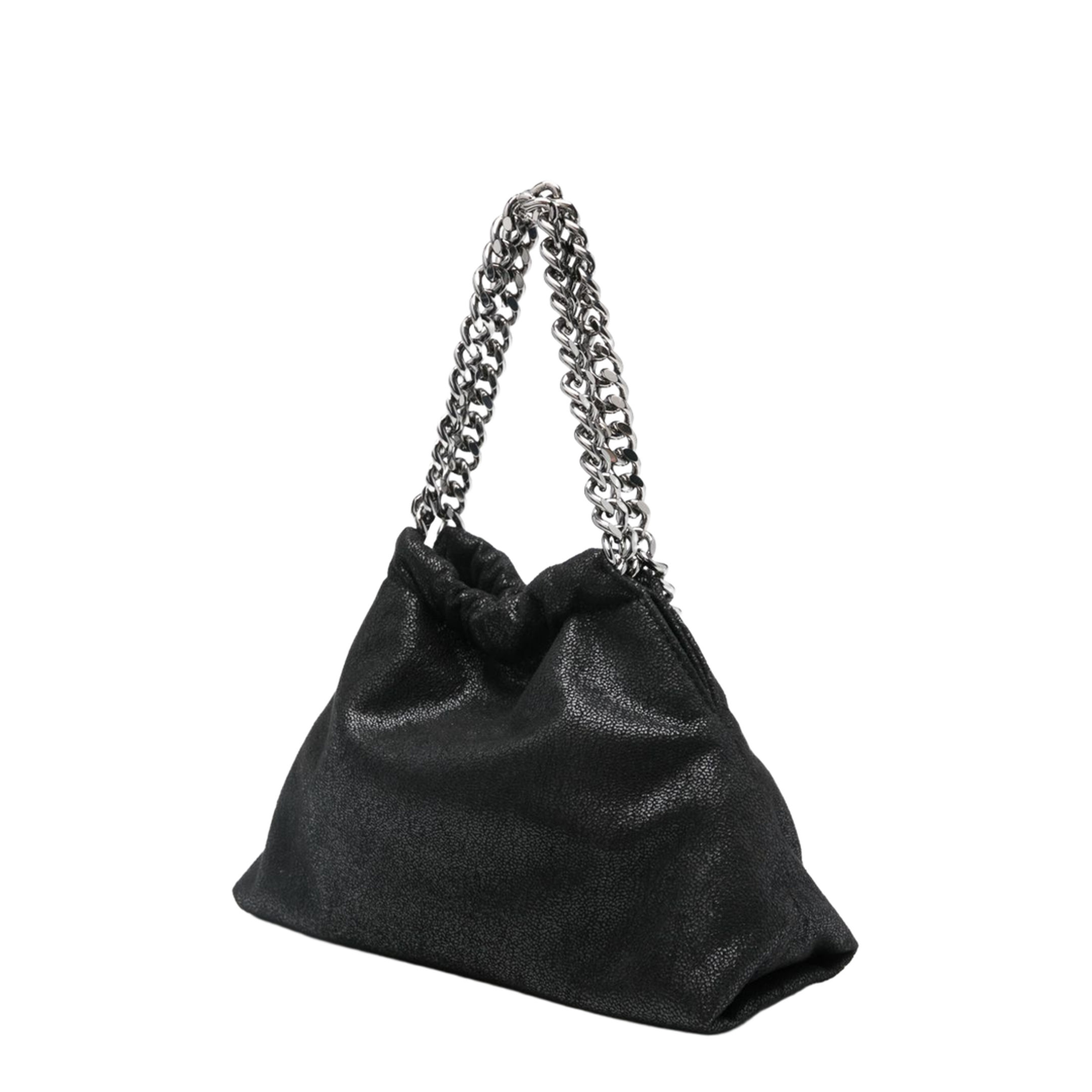 Falabella Mini Polyester Crossbody Bag - Black