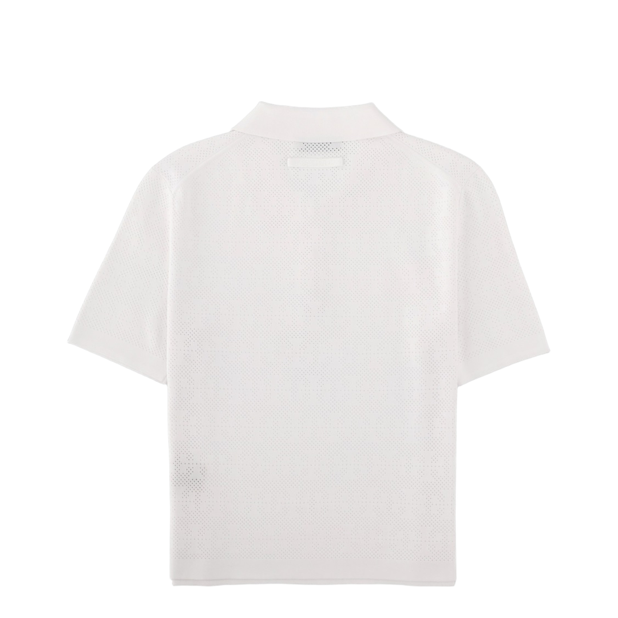 Pointelle Viscose Polo Shirt