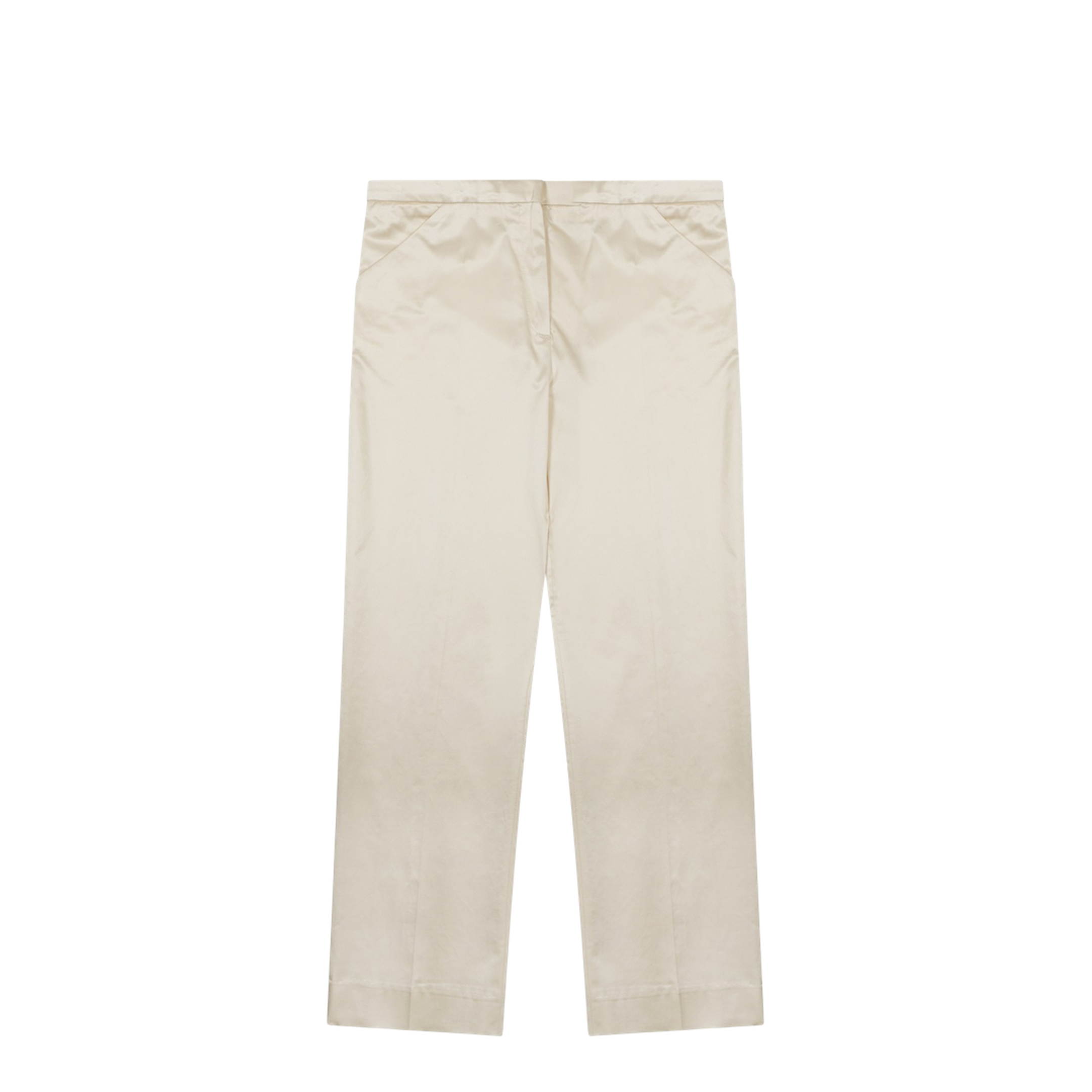 MAYFEYR - Toteme - Cropped Straight Pants - 252WRB0248FB0391ECRU116