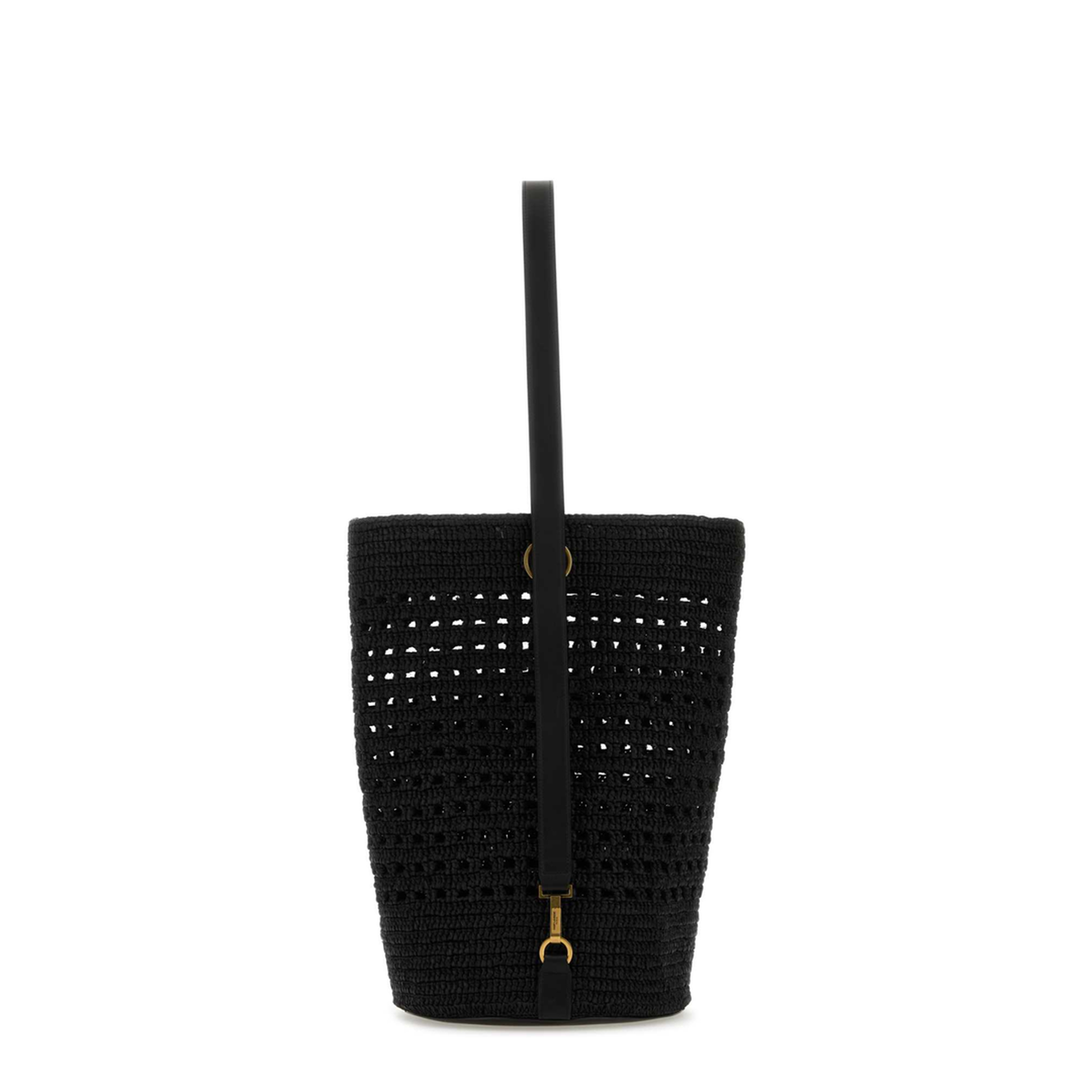 Crochet Shoulder Bag Black