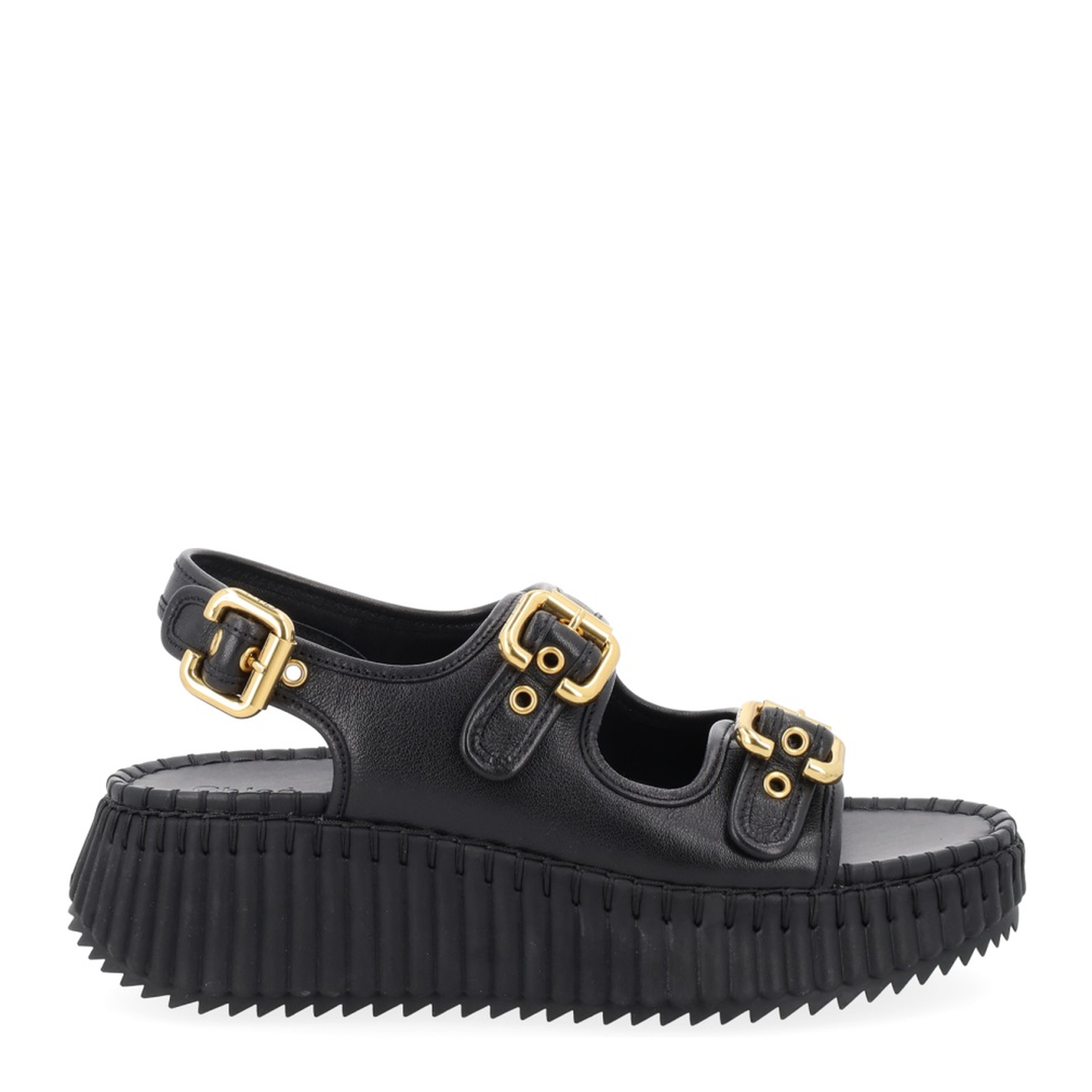 Nama Sandal With Wedge in Black