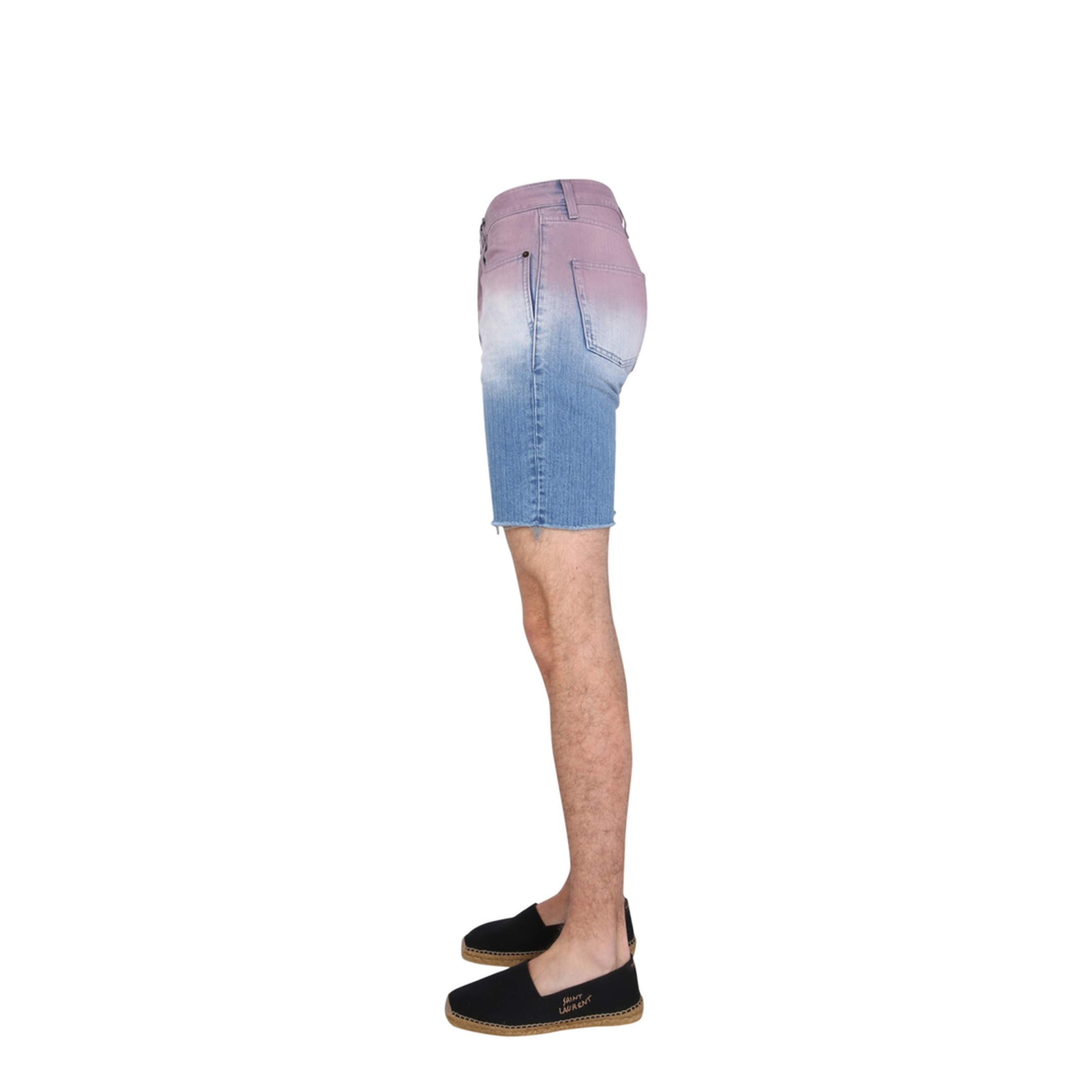 Blue Cotton Shorts