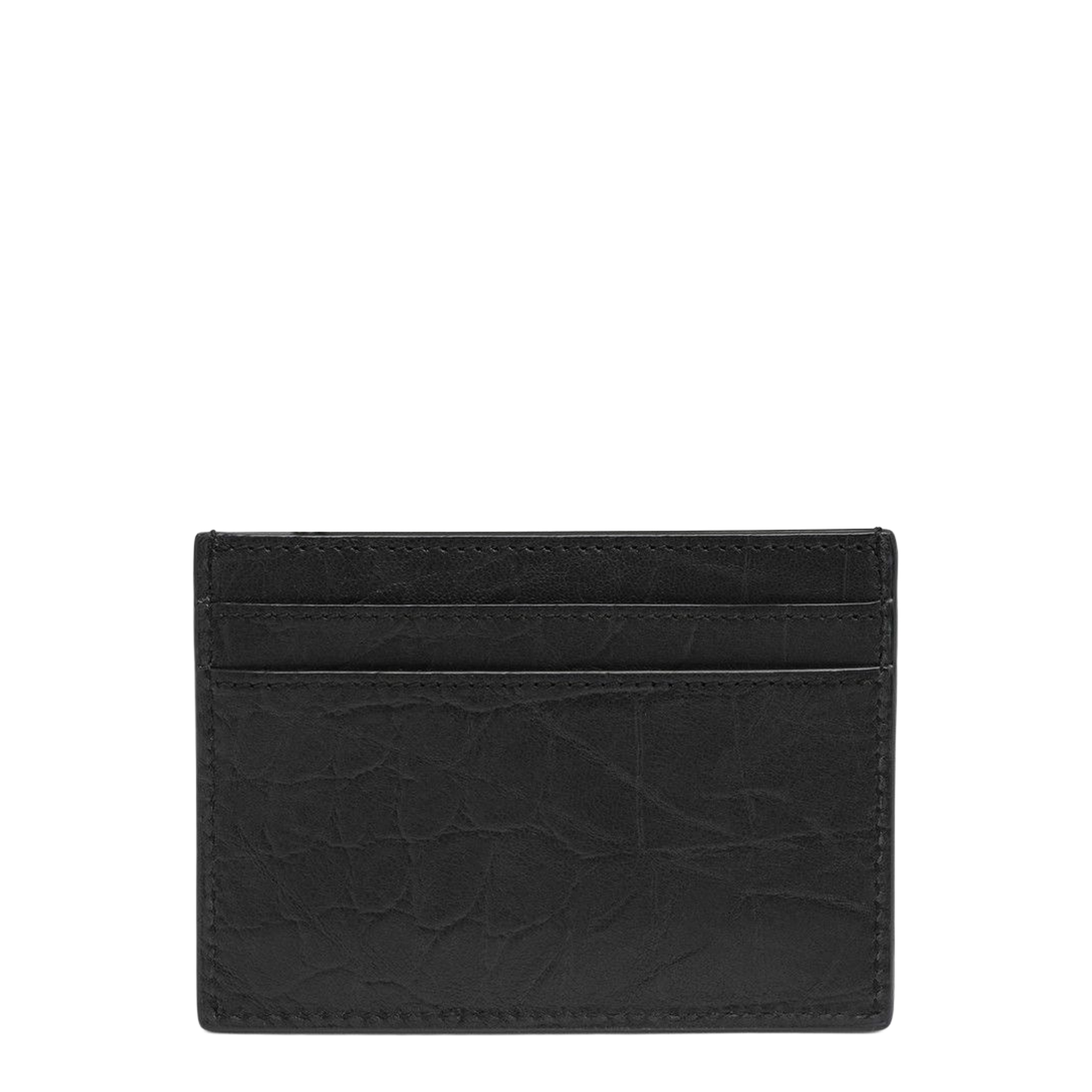 Card Case with Metal Logo