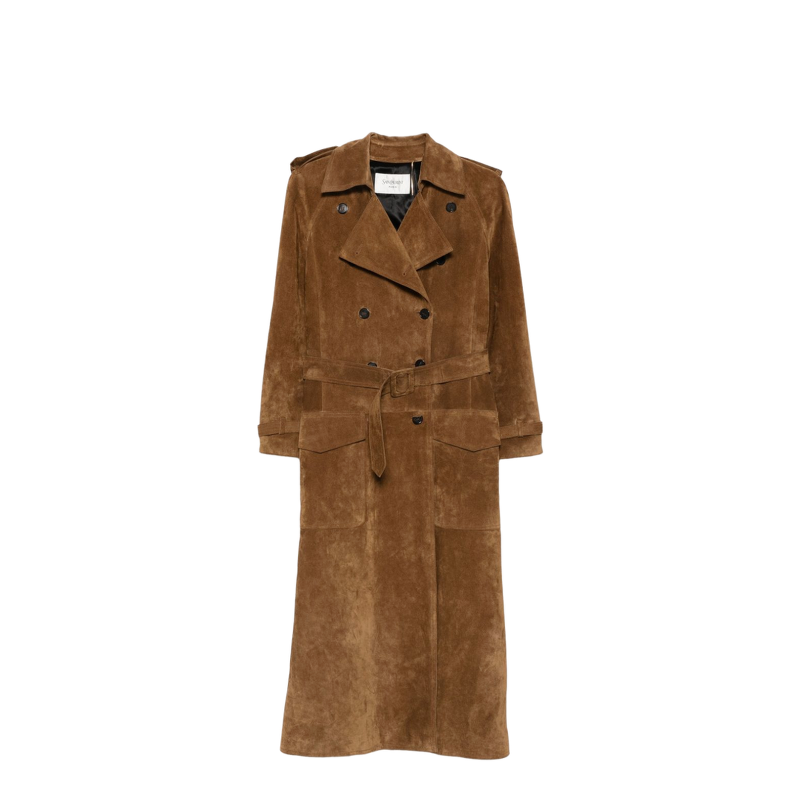 Trench Coat in Suede
