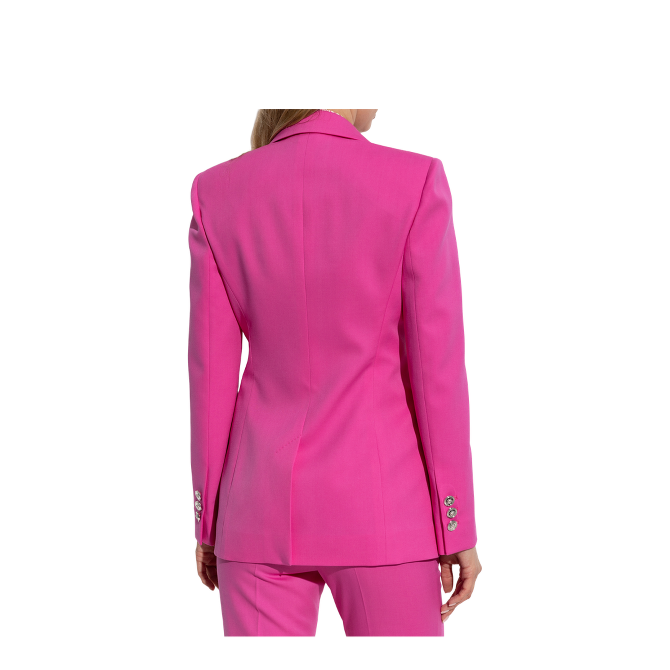 Wool Blazer with Closed Lapels