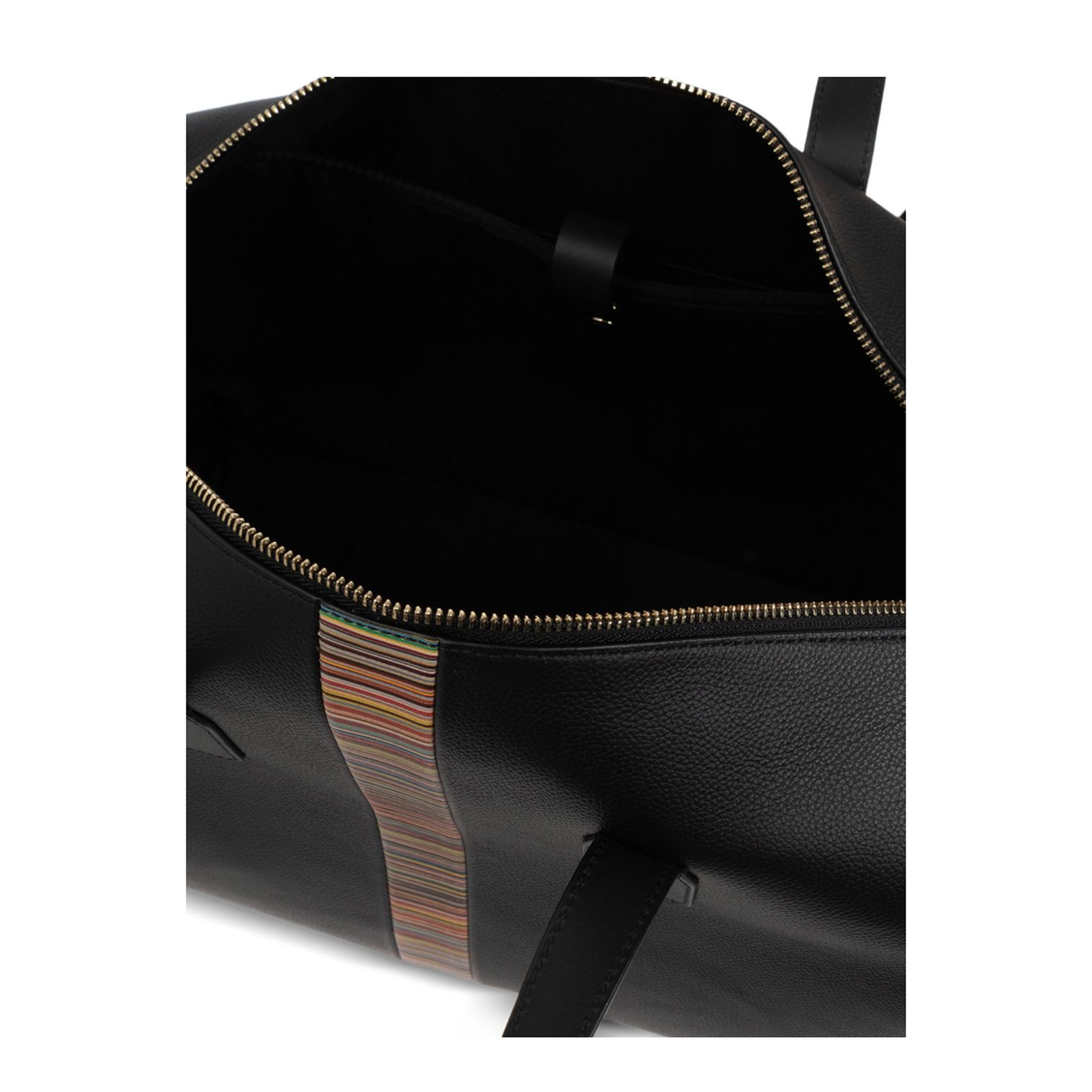 Signature Stripe Leather Holdall