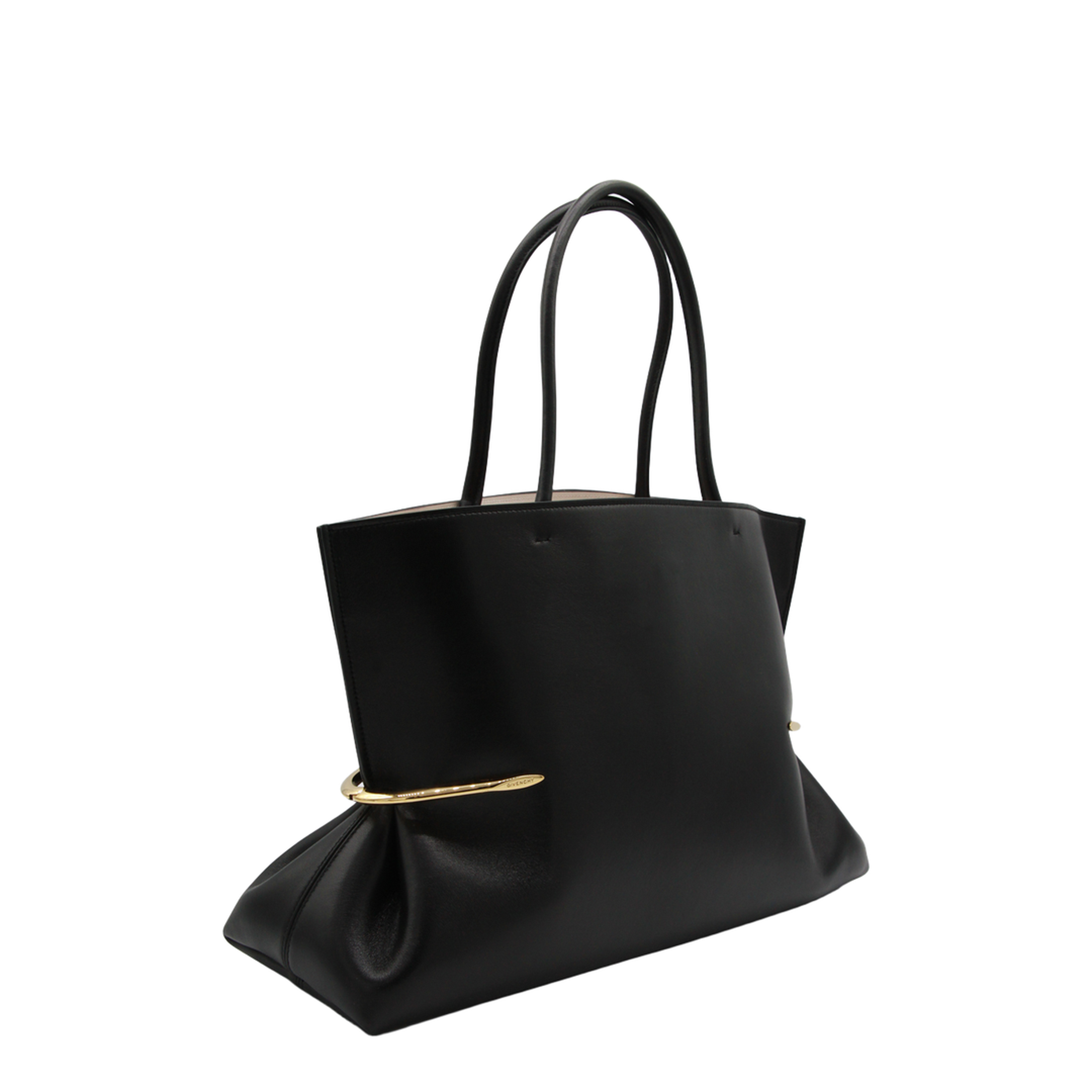 Pinch Nappa Leather Tote - Black