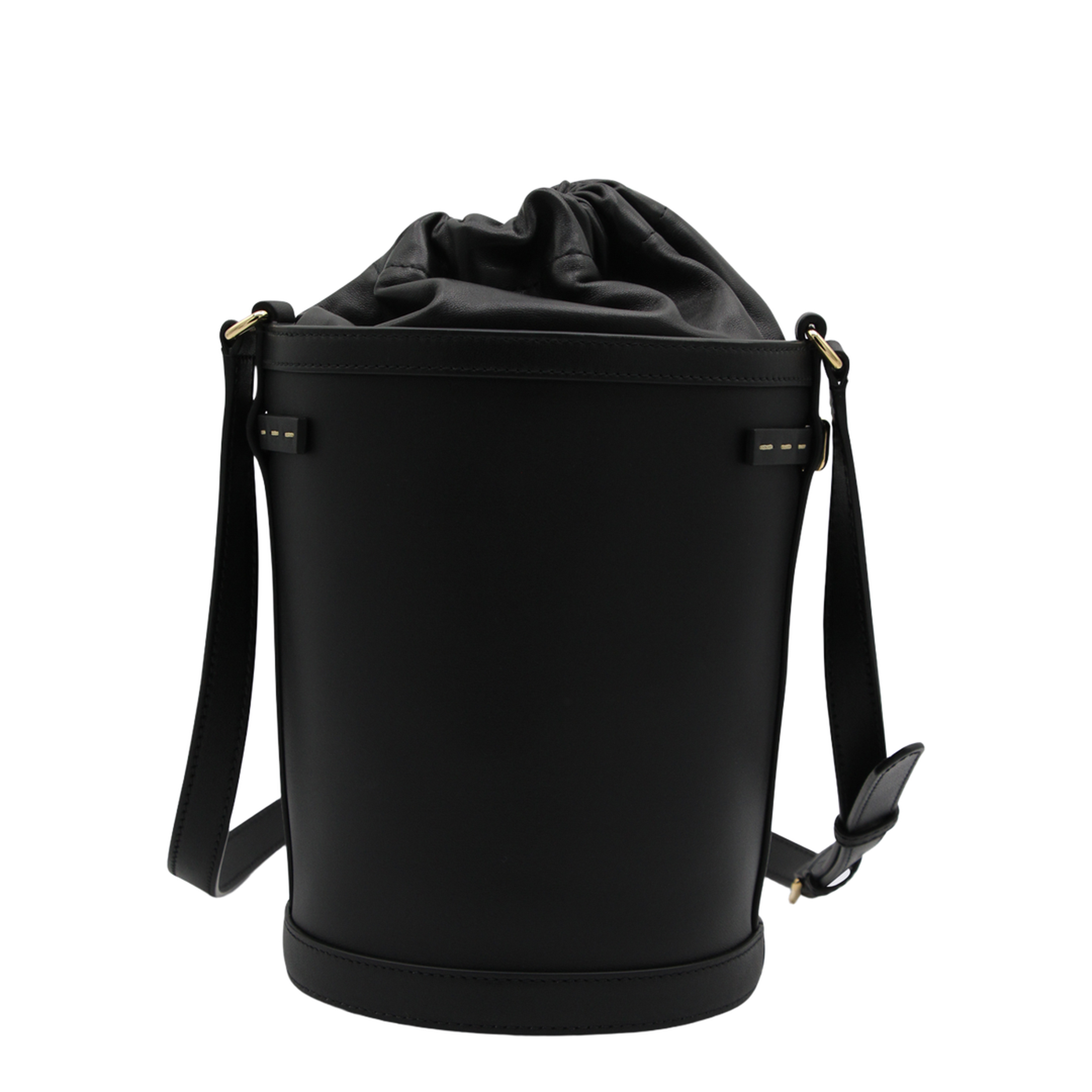 Antibes Bucket Bag Medium Leather - Black