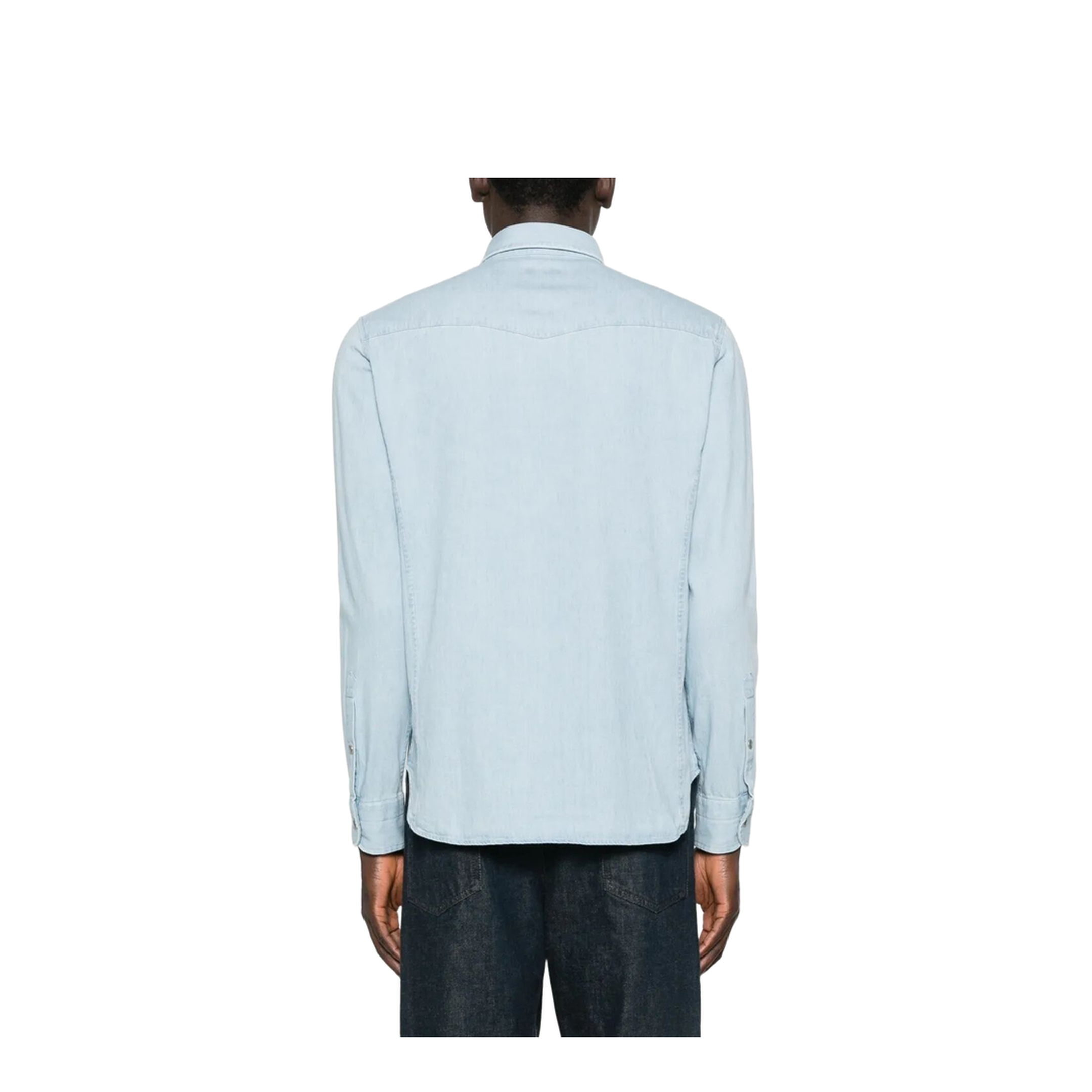 MAYFEYR - Tom Ford - Denim Chambray Western Shirt - HDS001FMC315
