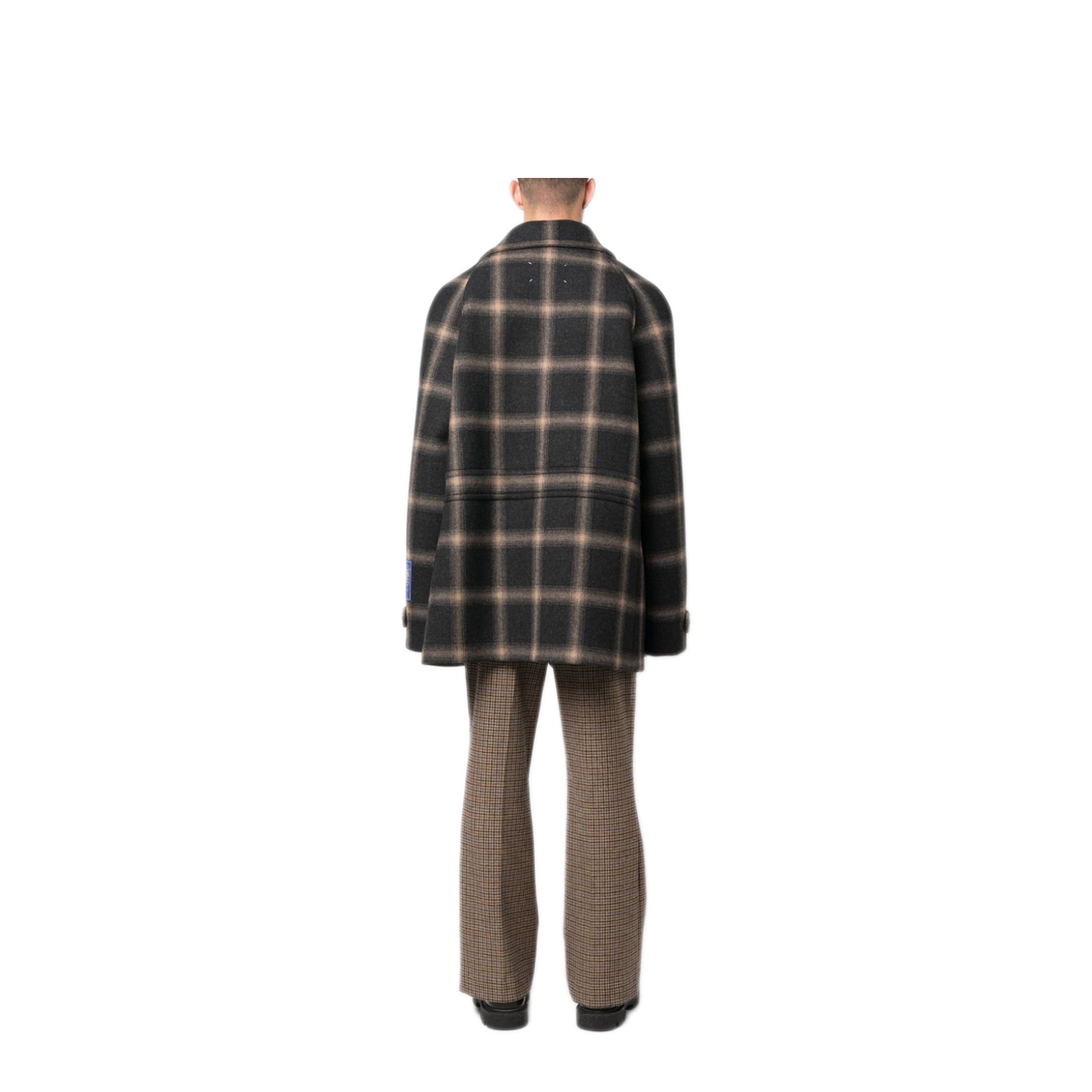 MAYFEYR - Maison Margiela - Check-Pattern Wool Coat - S67AM0071S78242001F