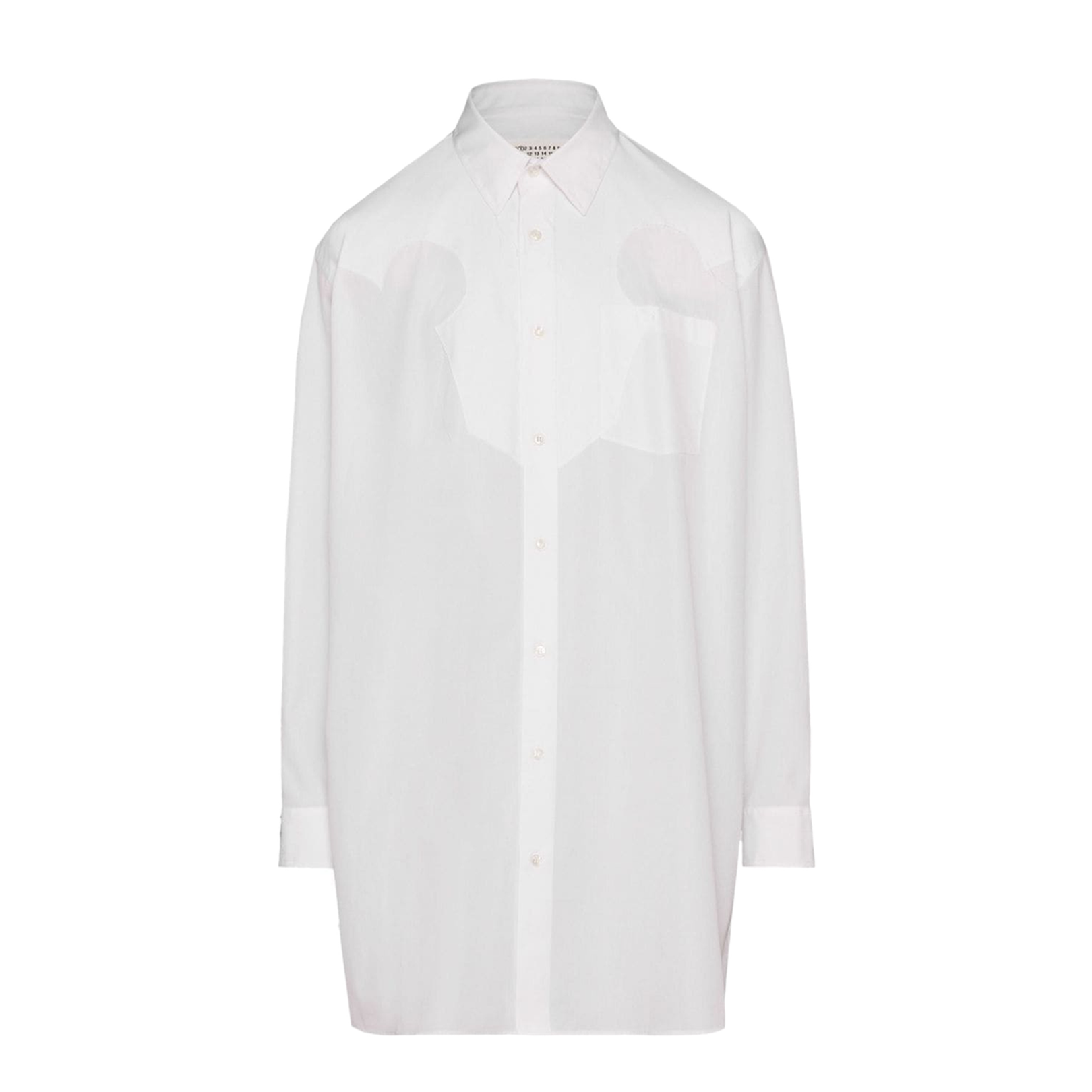 White Cotton Poplin Shirt