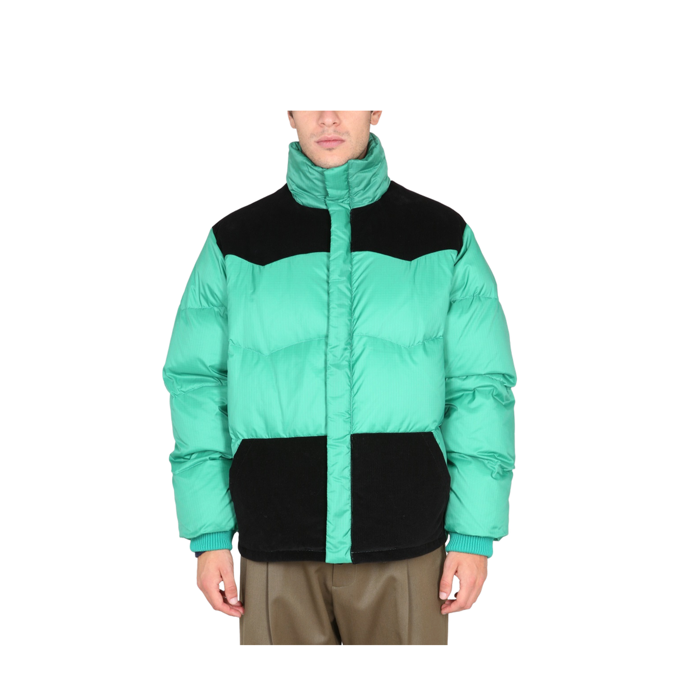 Color-Block Down Jacket