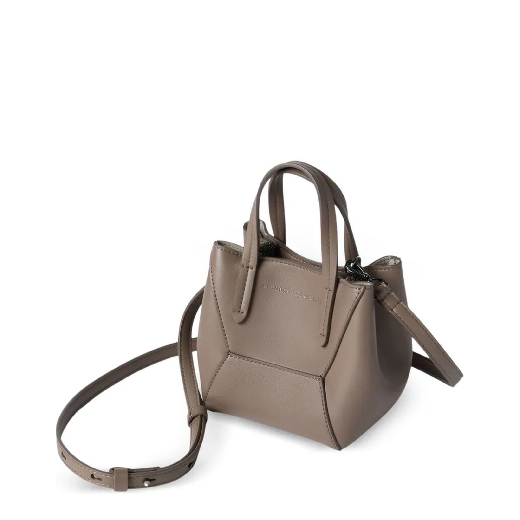MAYFEYR - Brunello Cucinelli - Duo Mini Bag In Calfskin With Monili - MBXAD2675