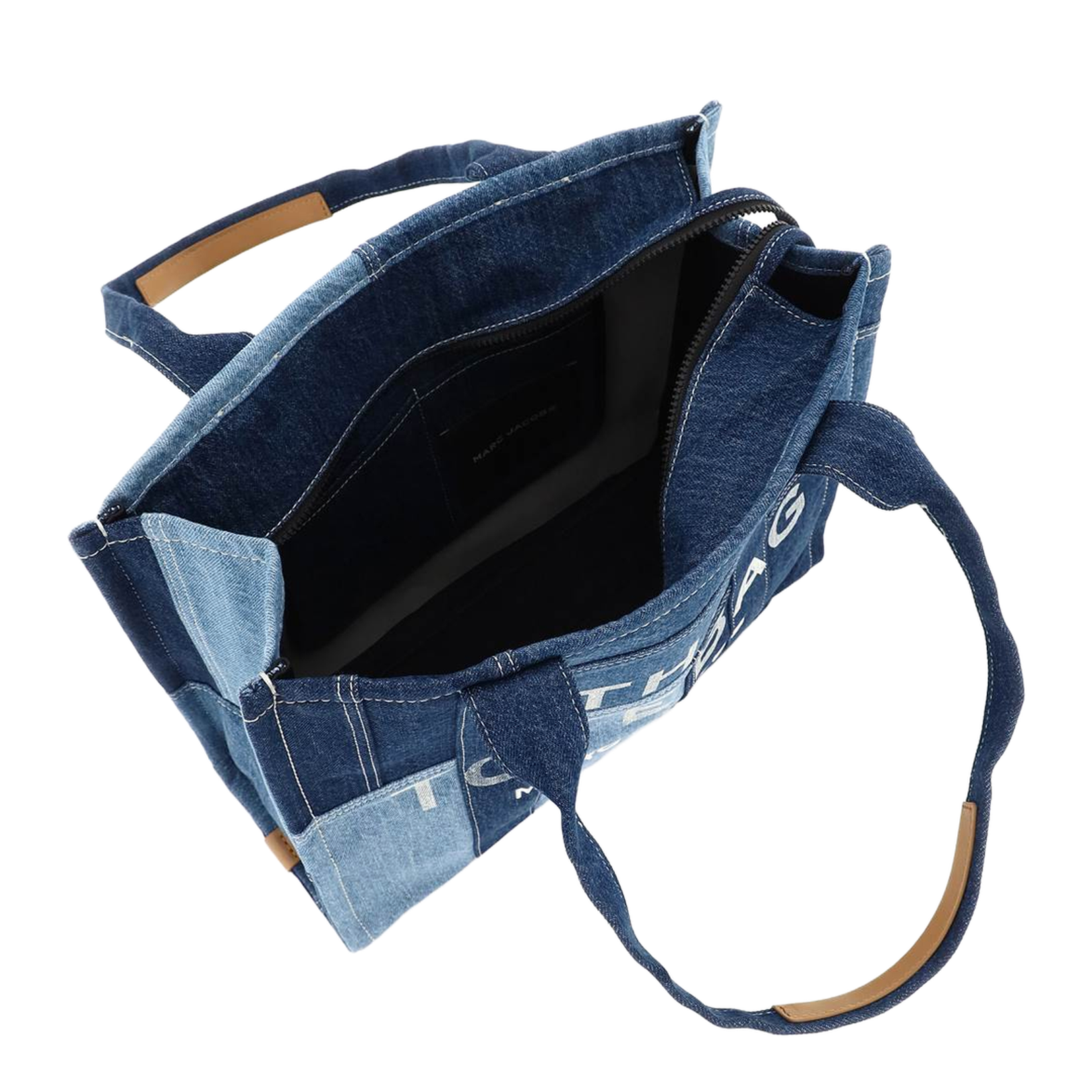 The Large Tote Denim Patchwork