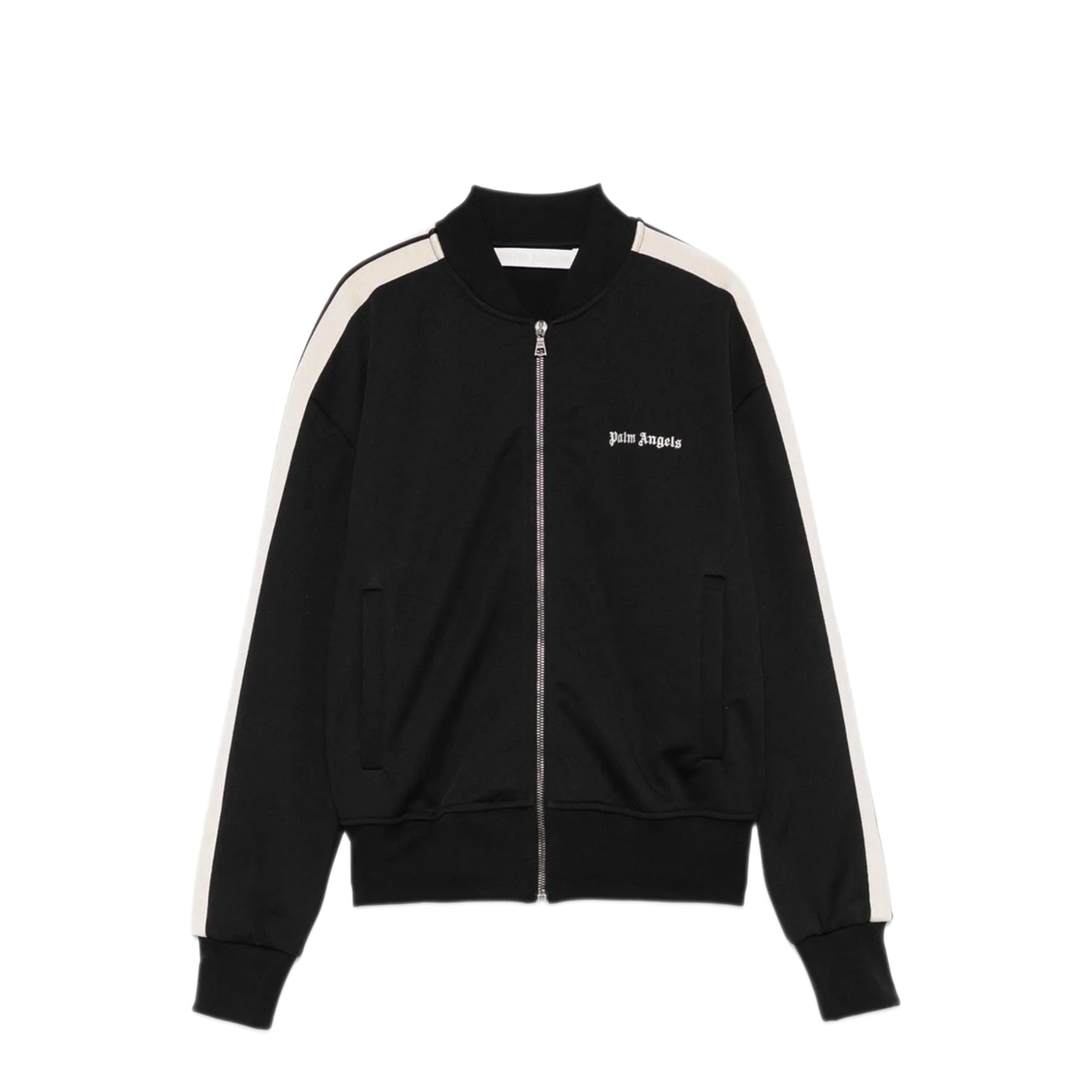 MAYFEYR - Palm Angels - Classic Logo Track Bomber Jacket Black Off - PWBD050C99FAB0021003