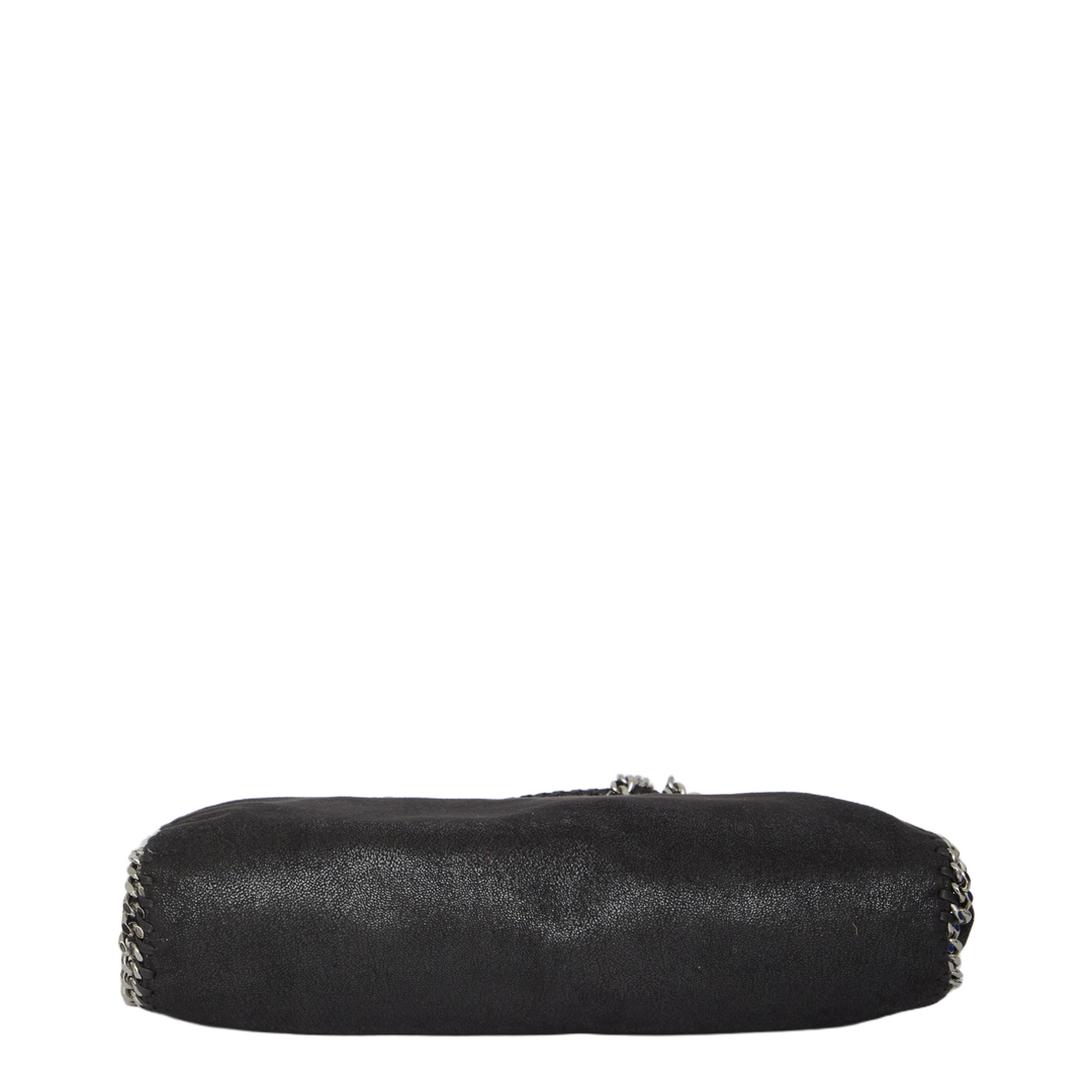 Falabella Fold-Over Shaggy Deer Tote Bag - Black