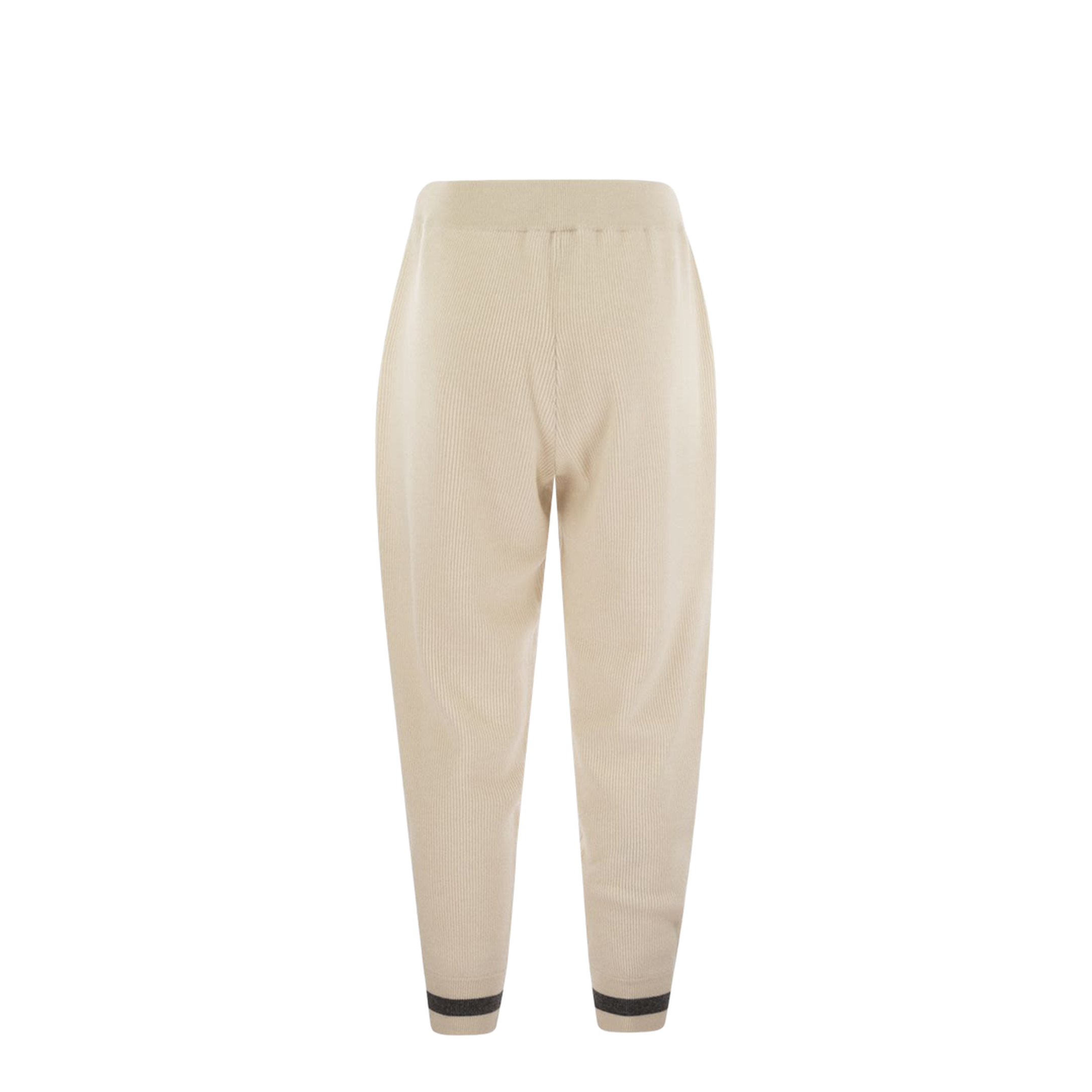 English Rib Cashmere Knit Trousers