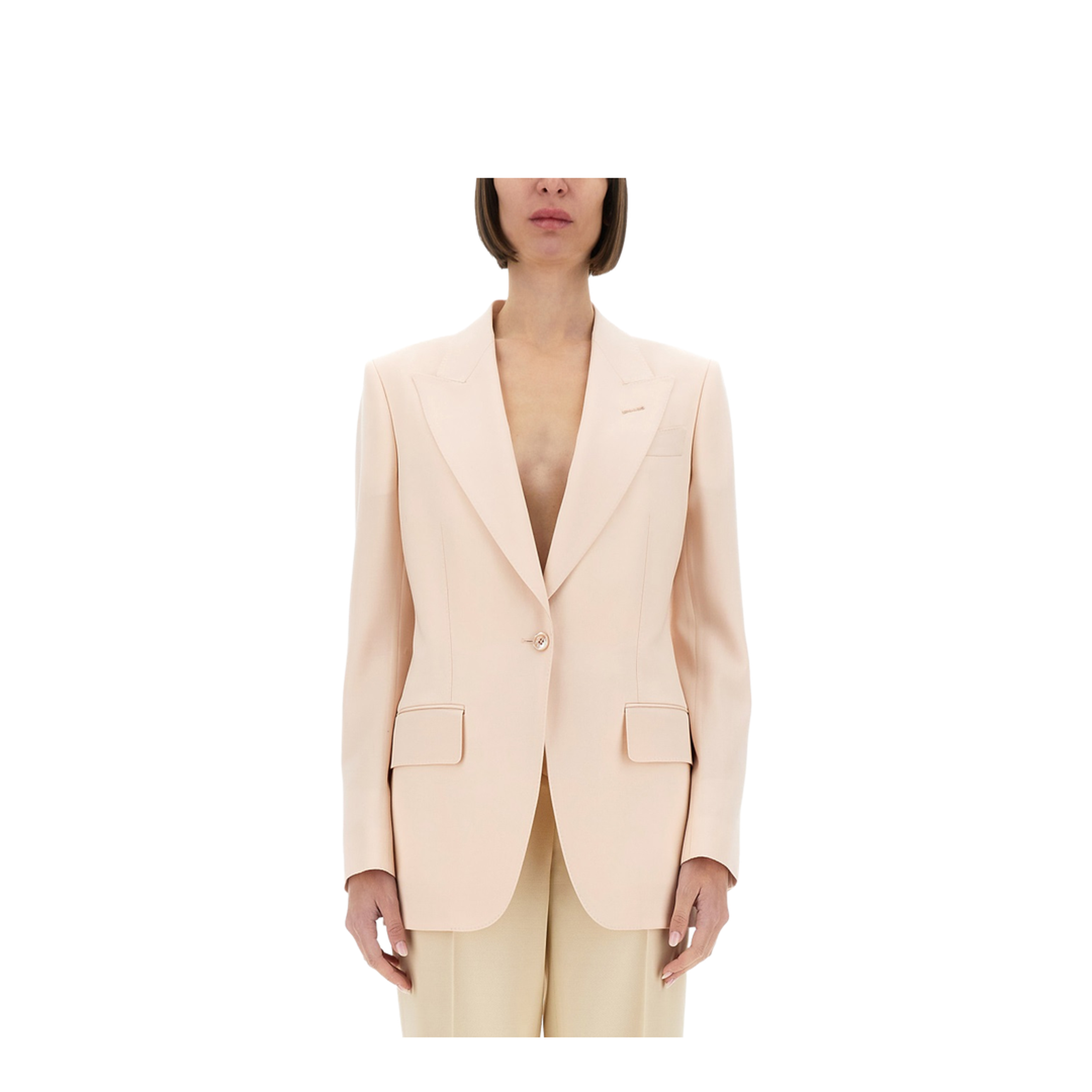 Single Breasted Wool Jacket