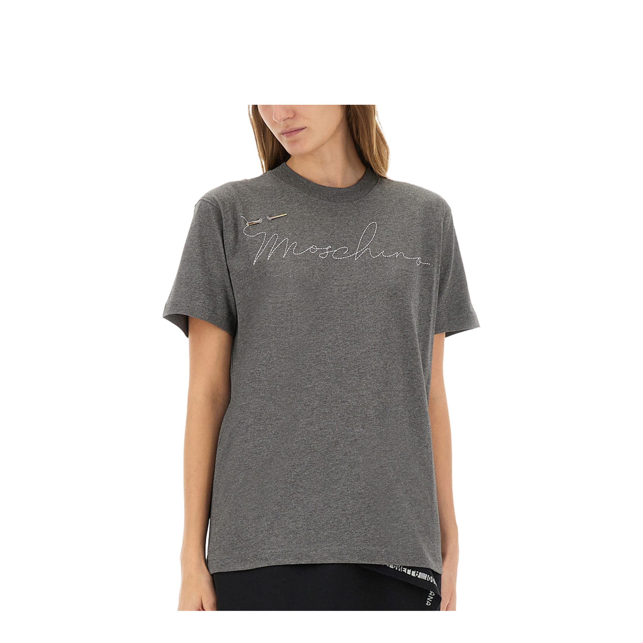 T-Shirt with Embroidered Logo
