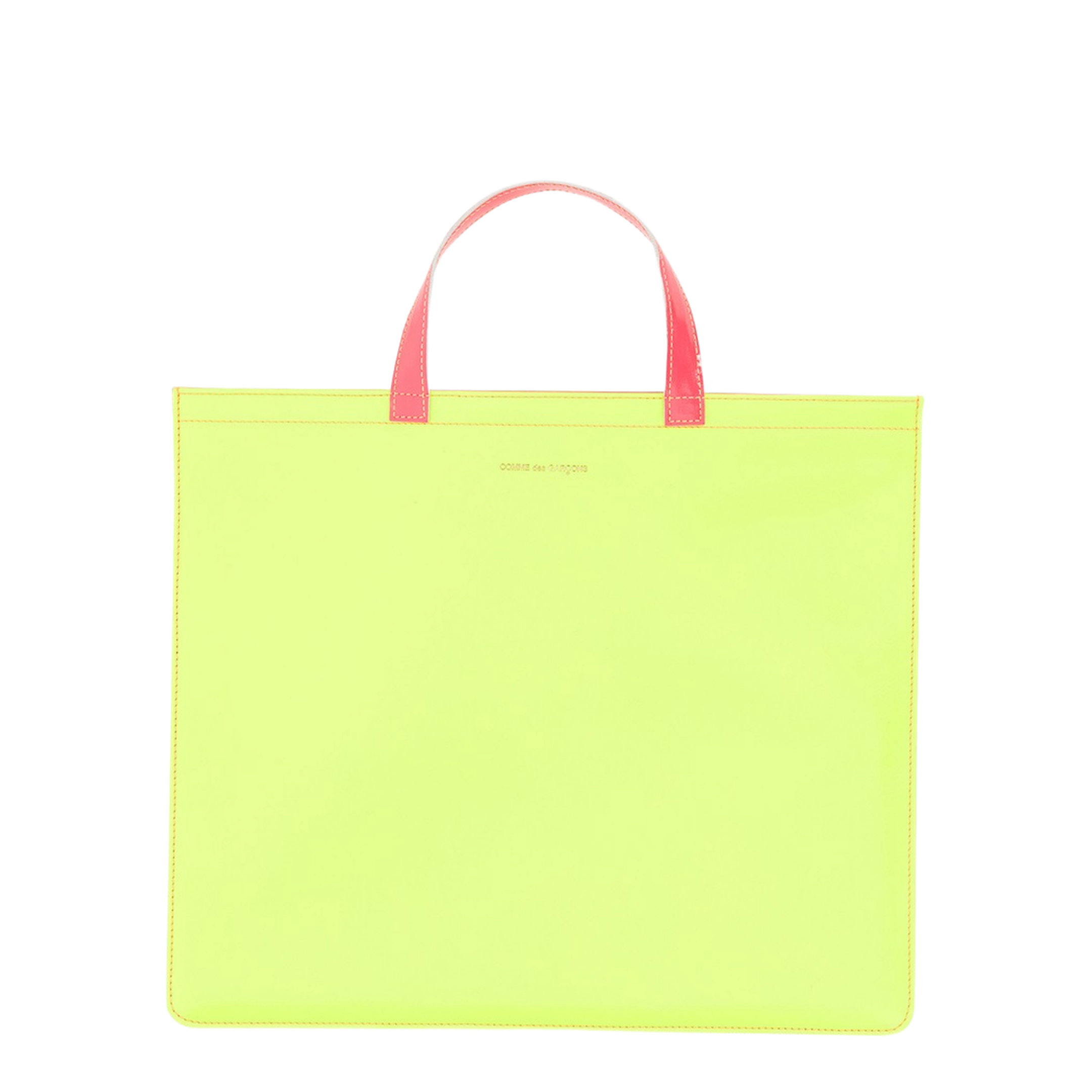Super Fluo Leather Tote Bag
