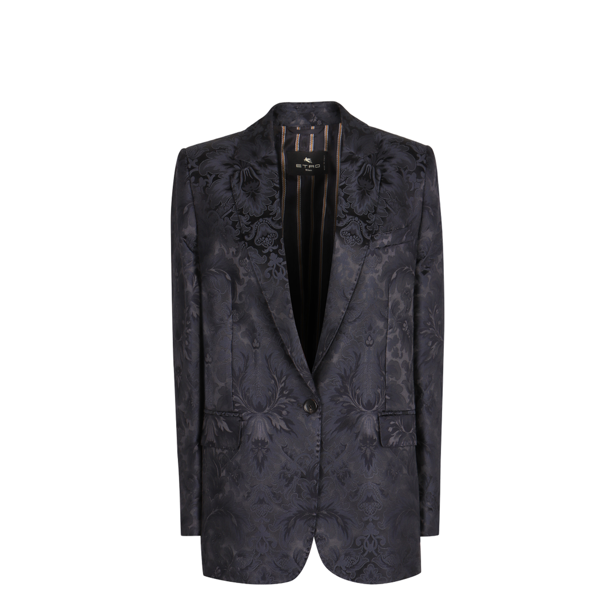 Silk Blend Jacquard Jacket