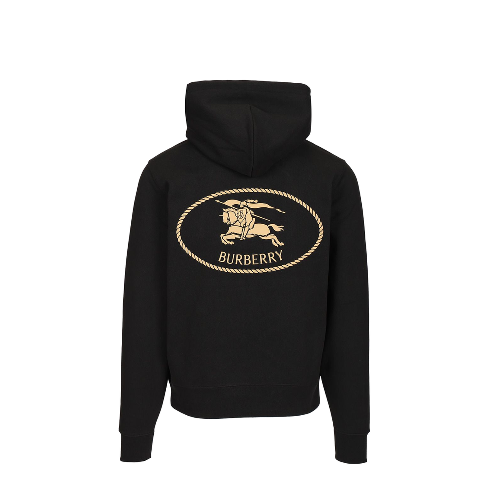 Logo Embroidered Drawstring Hoodie