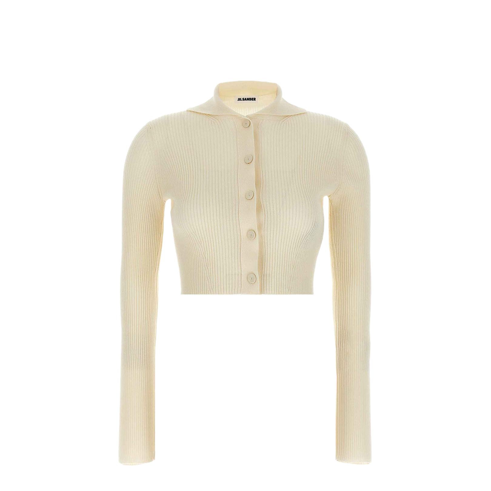 Cream Wool Blend Cardigan