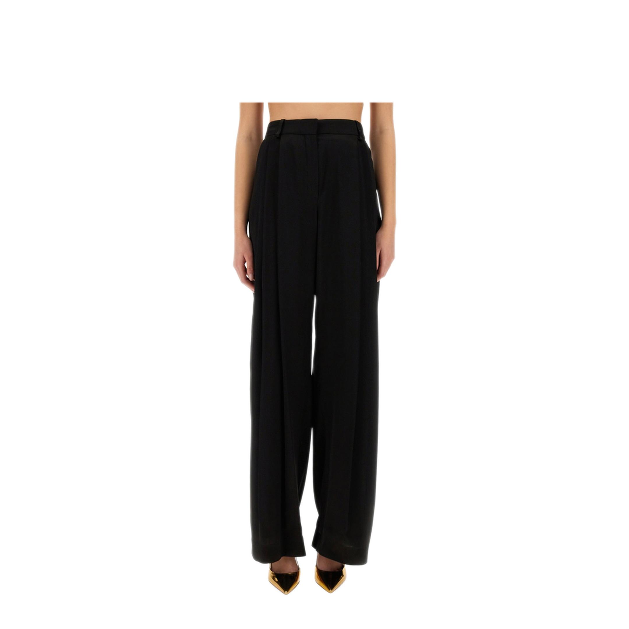 MAYFEYR - NINA RICCI - Wide Leg Pants With Pleat - 25PCPA002VI0530U9000