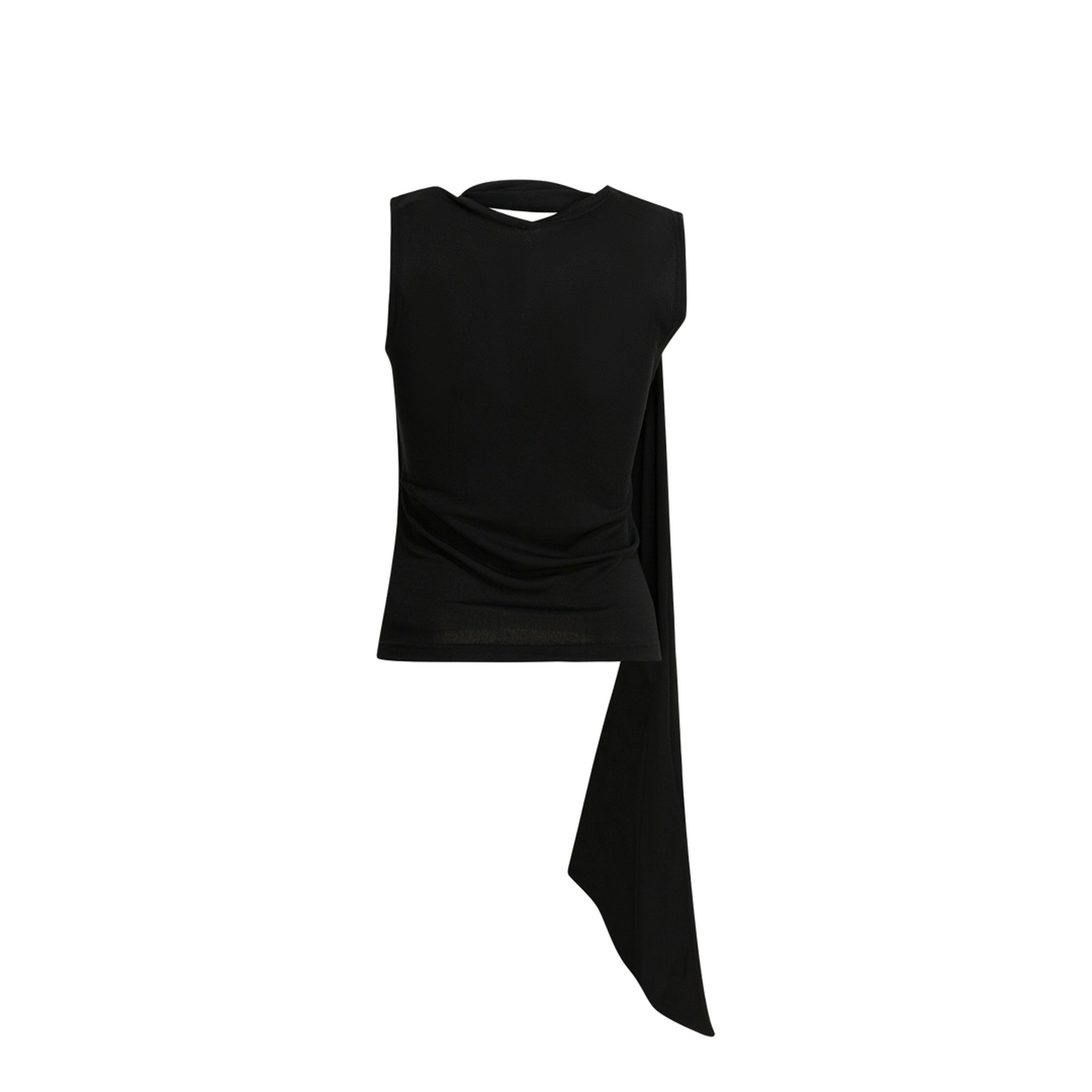 MAYFEYR - Ami Paris - Sleeveless Top With Lavalliere - FTP827.JE0223001