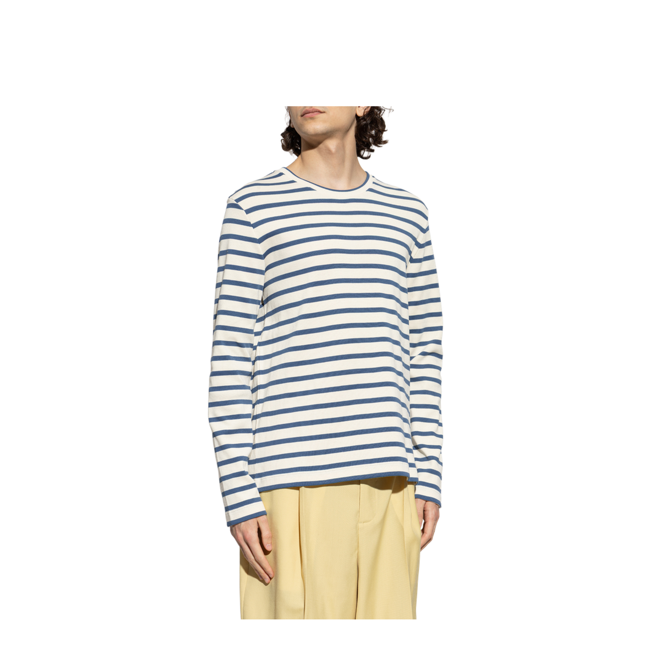 Men's Striped Long Sleeve Top