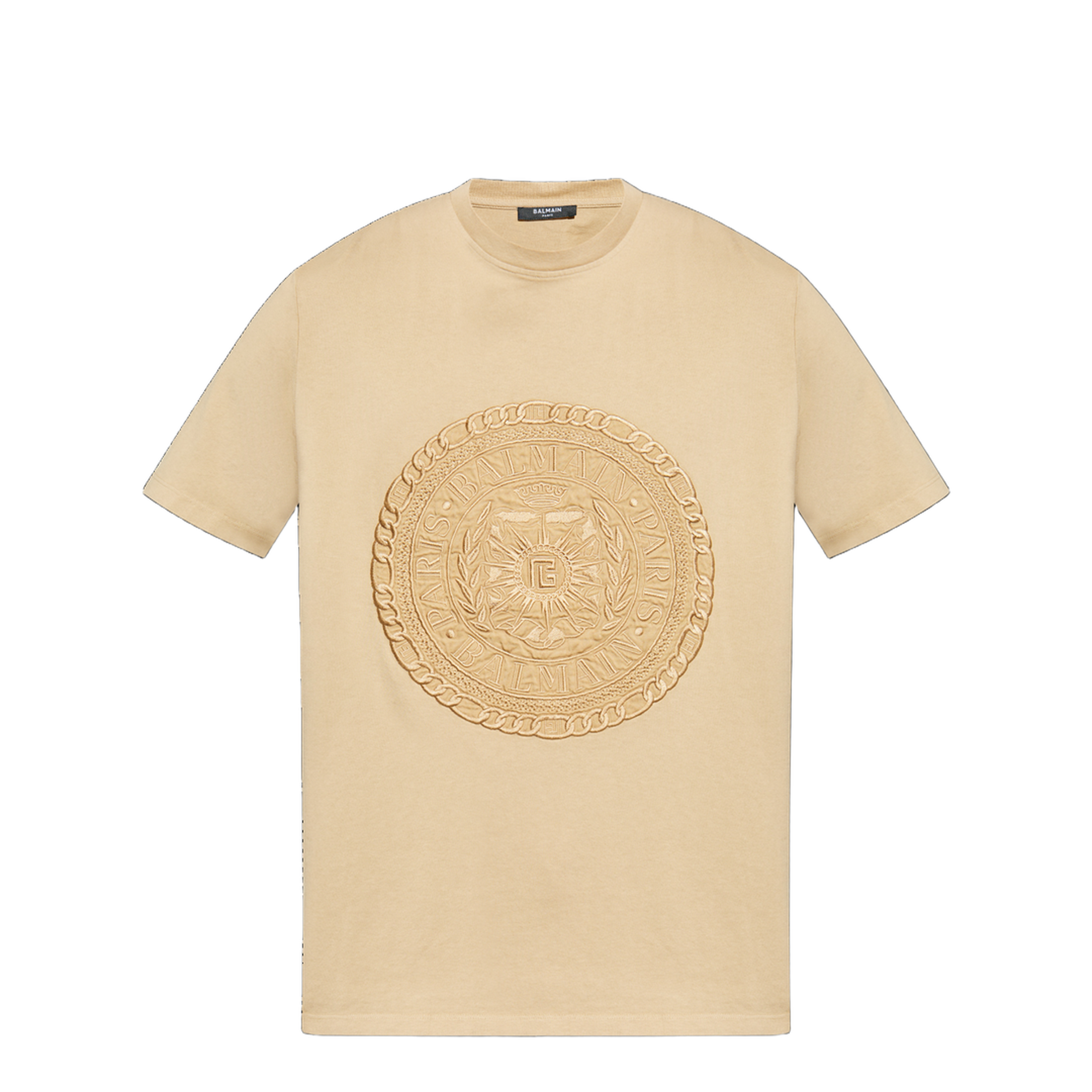 Embroidered Médaille T-shirt Beige
