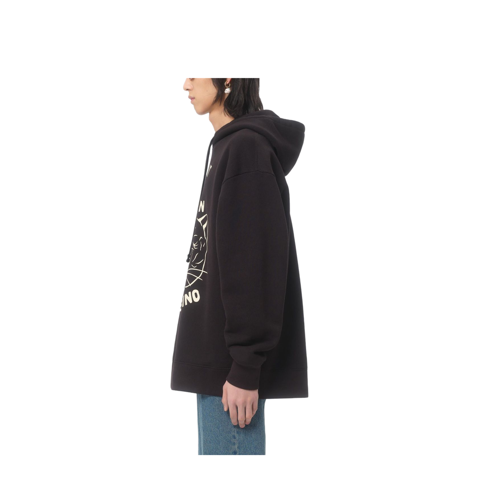 Cotton Sweatshirt With Le Chat De La Maison Patch
