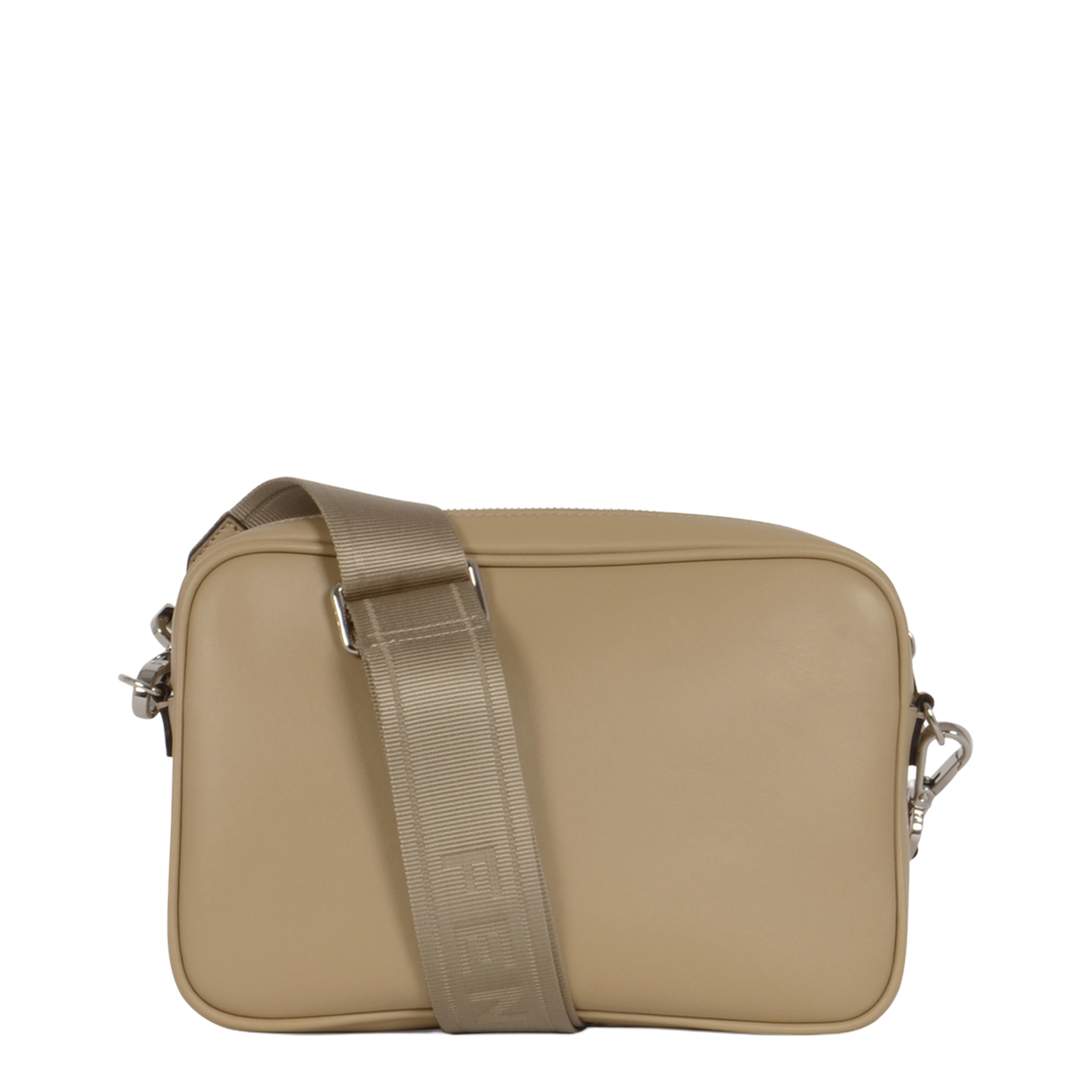 Squared Camera Case Fabric Beige