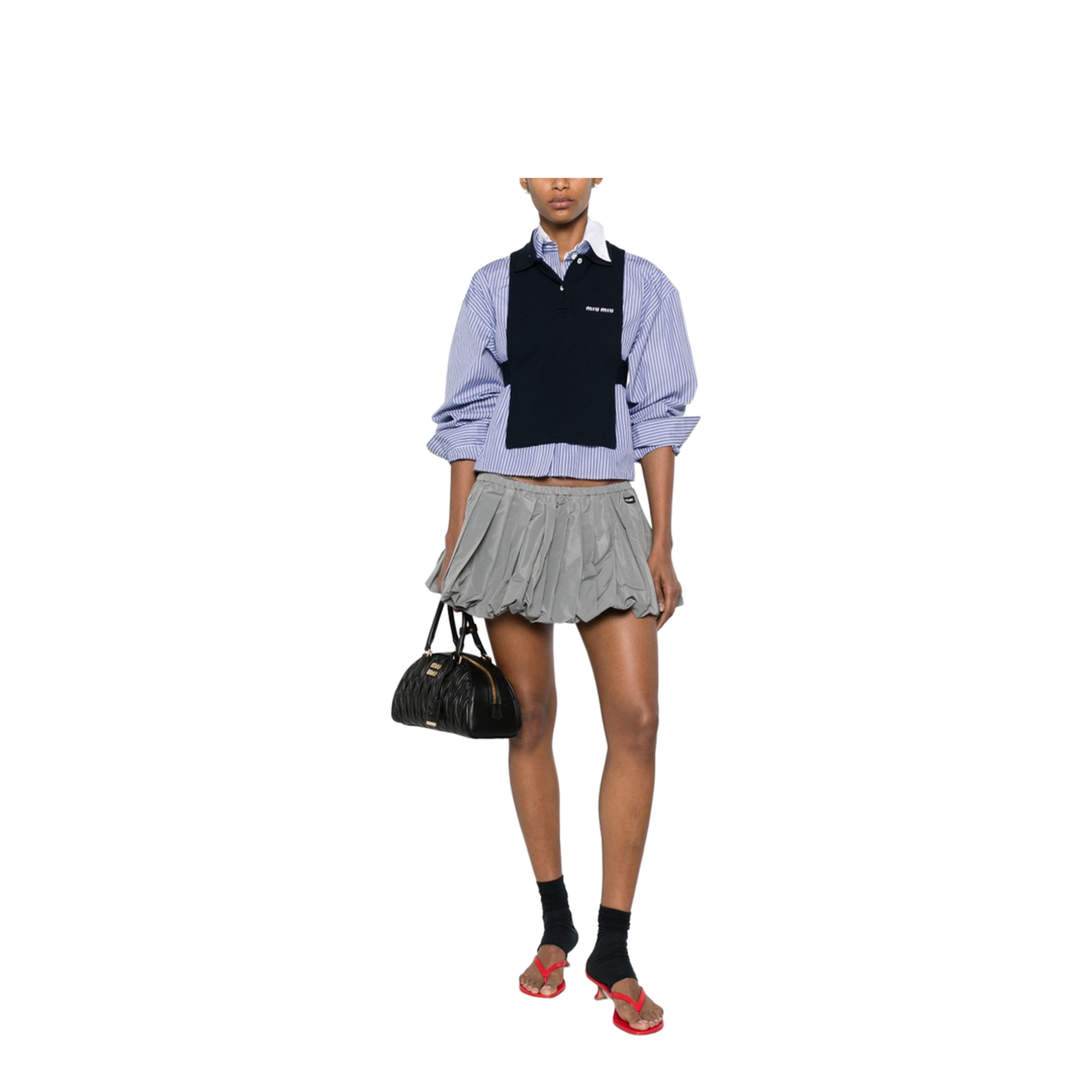 MAYFEYR - Miu Miu - Skirts Grey - MG2723121IF0112