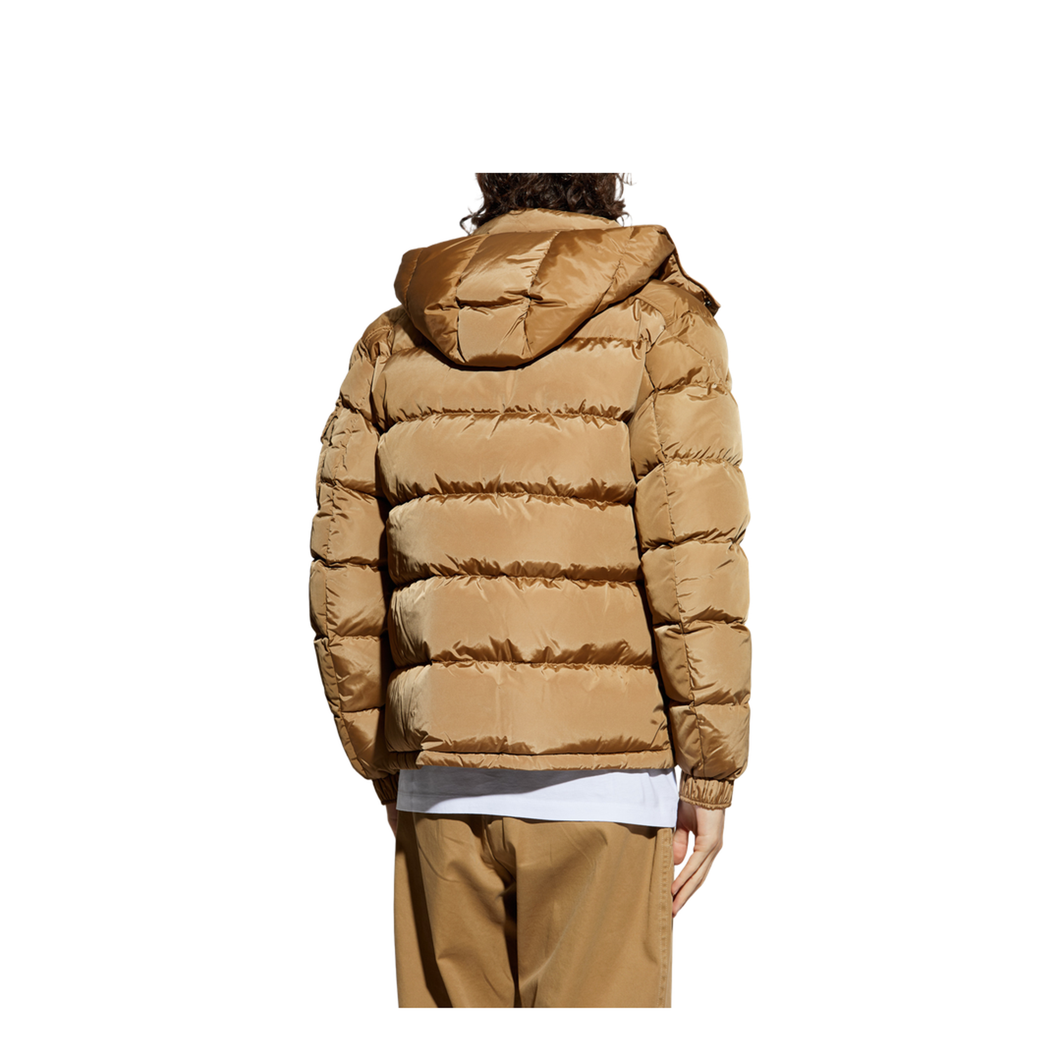Brown Maya Matte Short Down Jacket