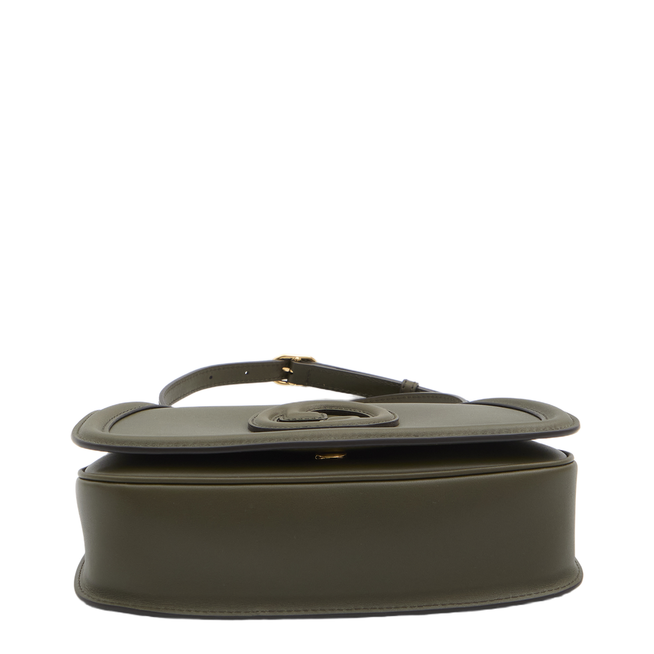 Blondie Medium Top Handle Bag in Forest Green Leather