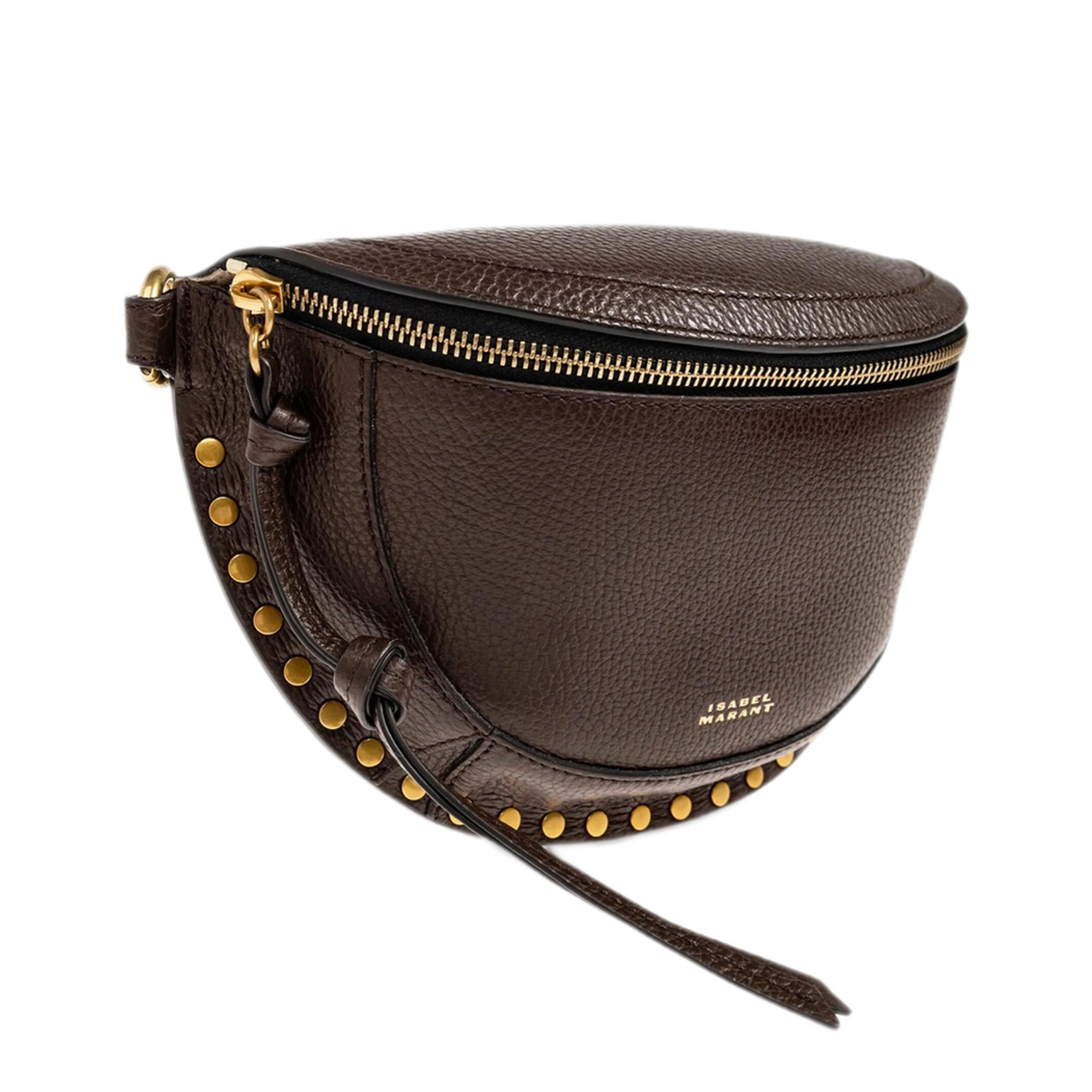 MAYFEYR - Isabel Marant - Hammered Leather Belt Bag With Studs - BJ0001FAD1C04M50CF