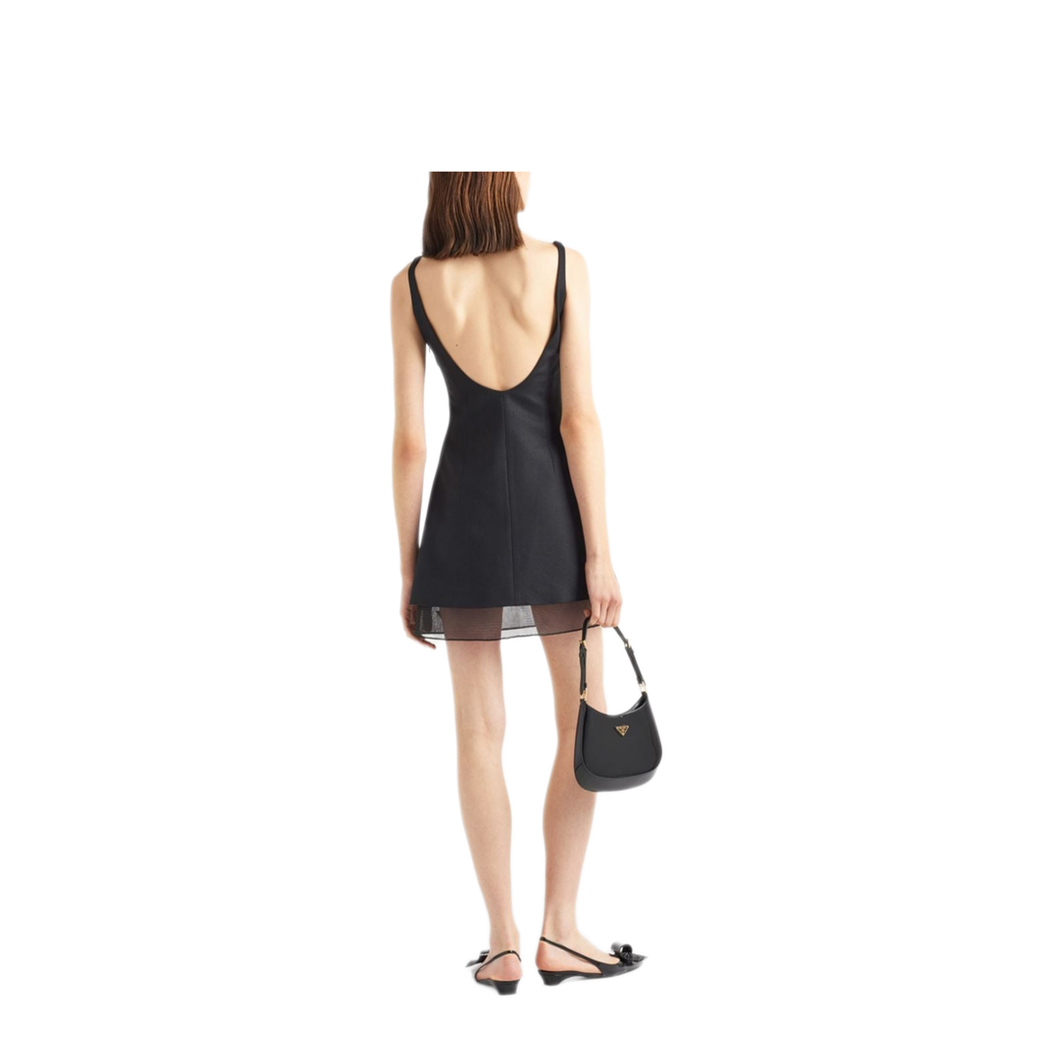 MAYFEYR - Prada - Enamel Triangle-Logo Wool Dress - P3L46SOOO132TF0002
