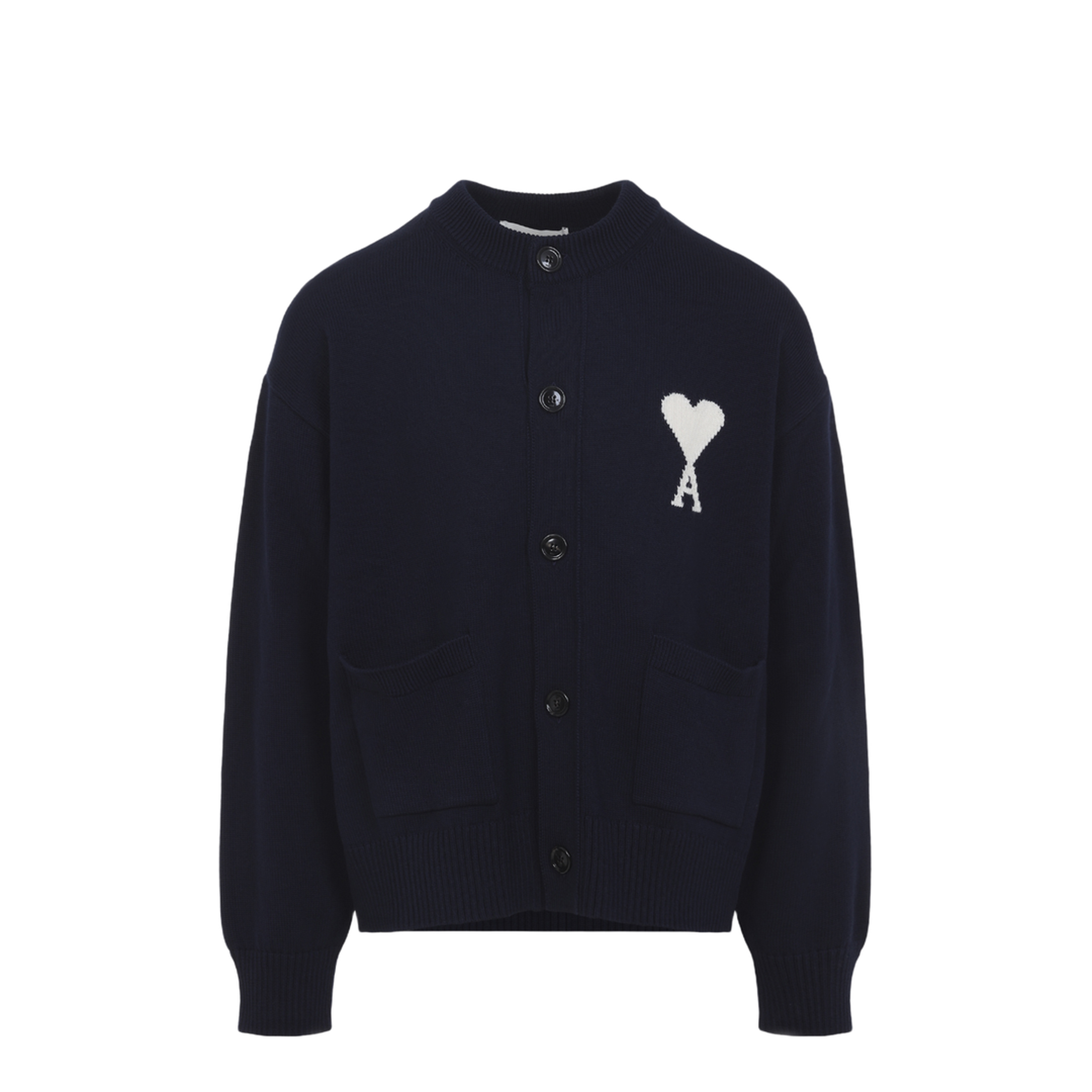 MAYFEYR - Ami Paris - Wool And Cotton Cardigan - UKC381KN0156