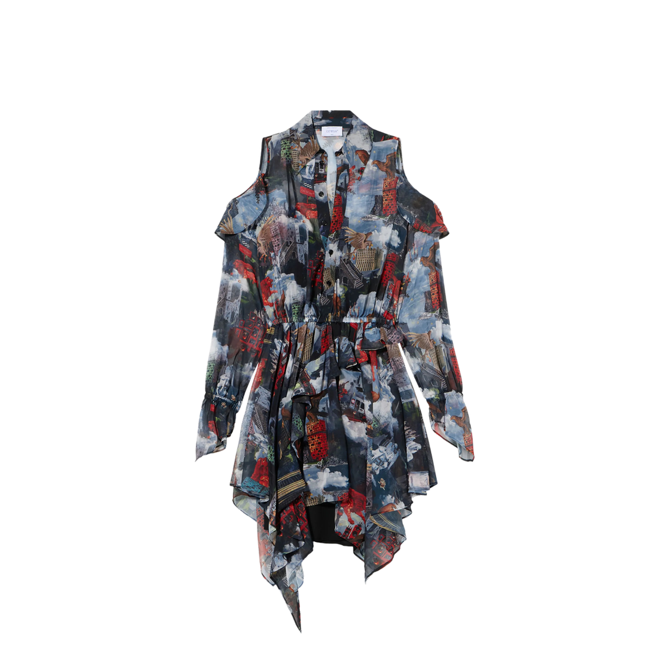 World Paint Geo Romantic Dress